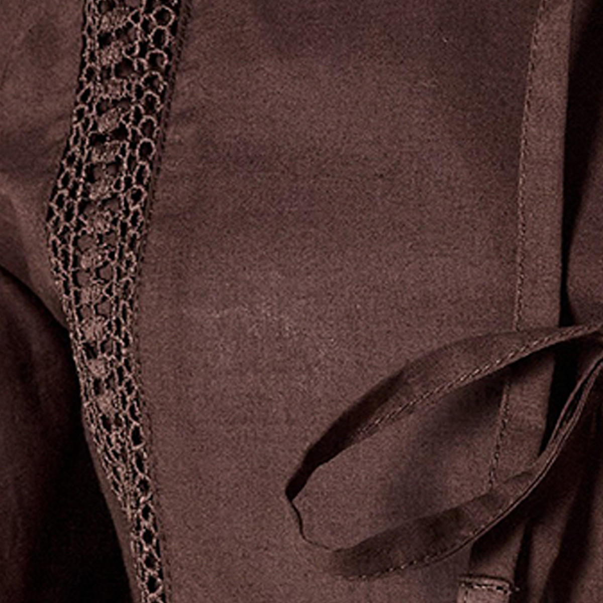 بلوزة قطن بقصة عادية وتزيينات دانتيل يوث من سبلاش-women-clothing-shirtsandblouses-blouses-image-2