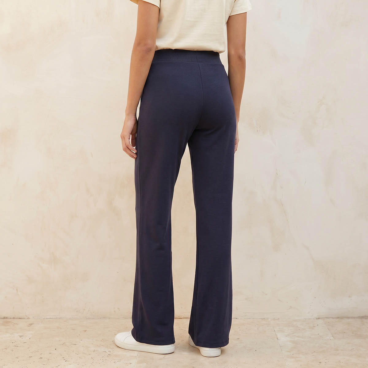 بنطلون ليقنز بخصر متوسط الارتفاع وحافة واسعة من سبلاش يوث-women-clothing-leggings-image-4