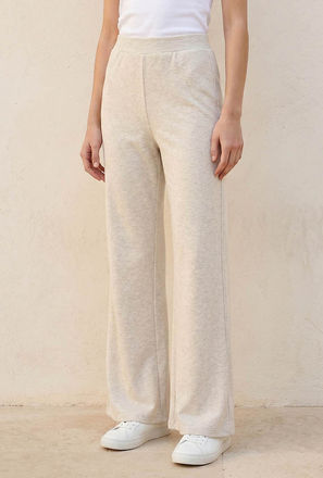 Splash Youth Mid-Rise Leggings with Flared Hem-women-image-1