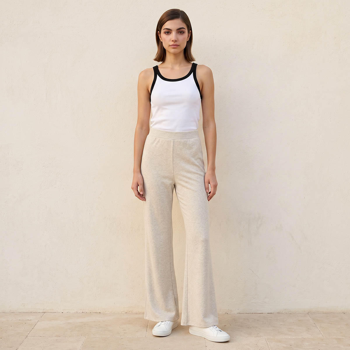 بنطلون ليقنز بخصر متوسط الارتفاع وحافة واسعة من سبلاش يوث-women-clothing-leggings-image-3