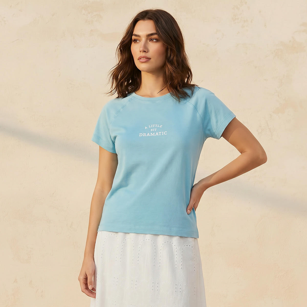 تيشيرت بطبعات شعار من سبلاش يوث-women-clothing-tshirts-image-1