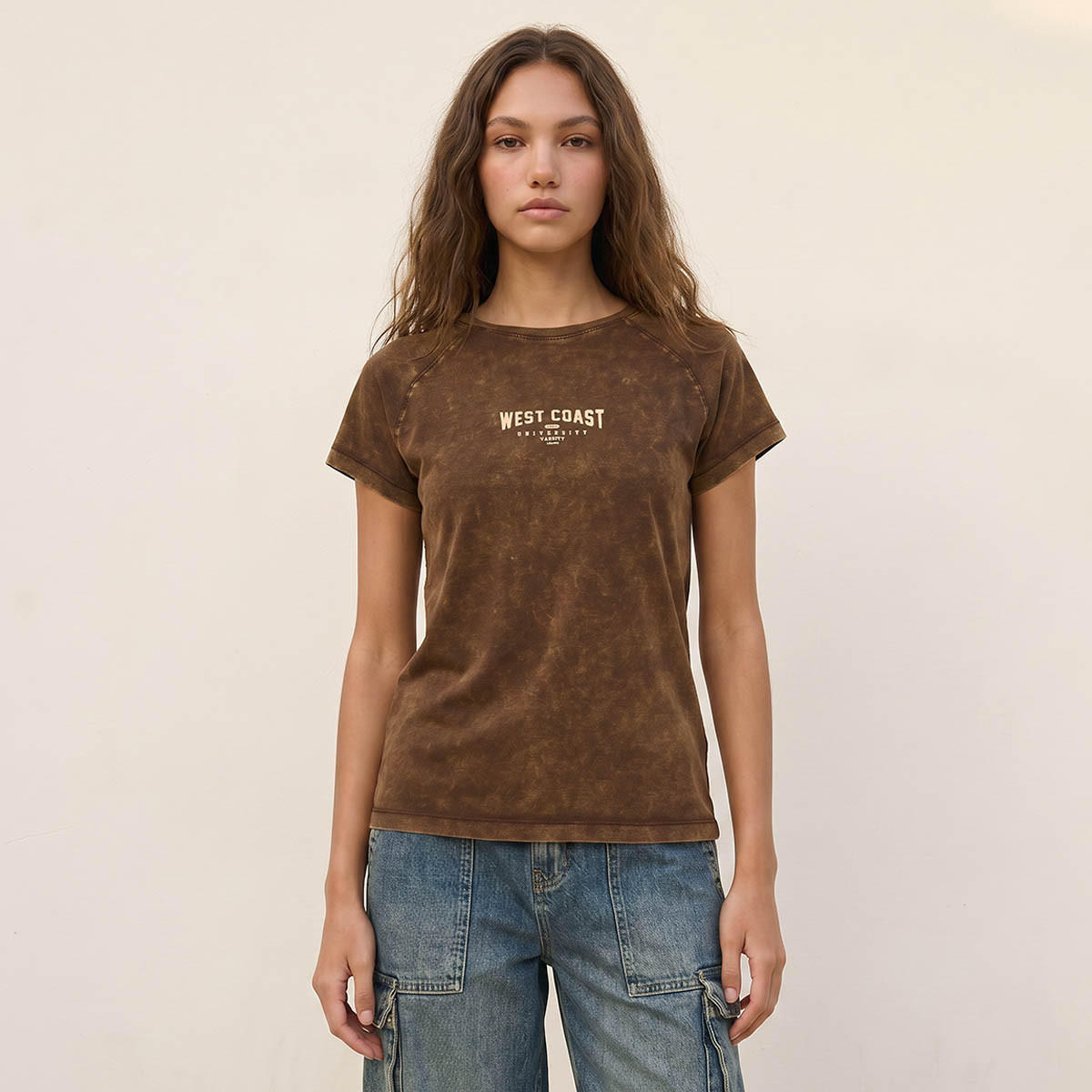 تيشيرت بطبعات شعار من سبلاش يوث-women-clothing-tshirts-image-1