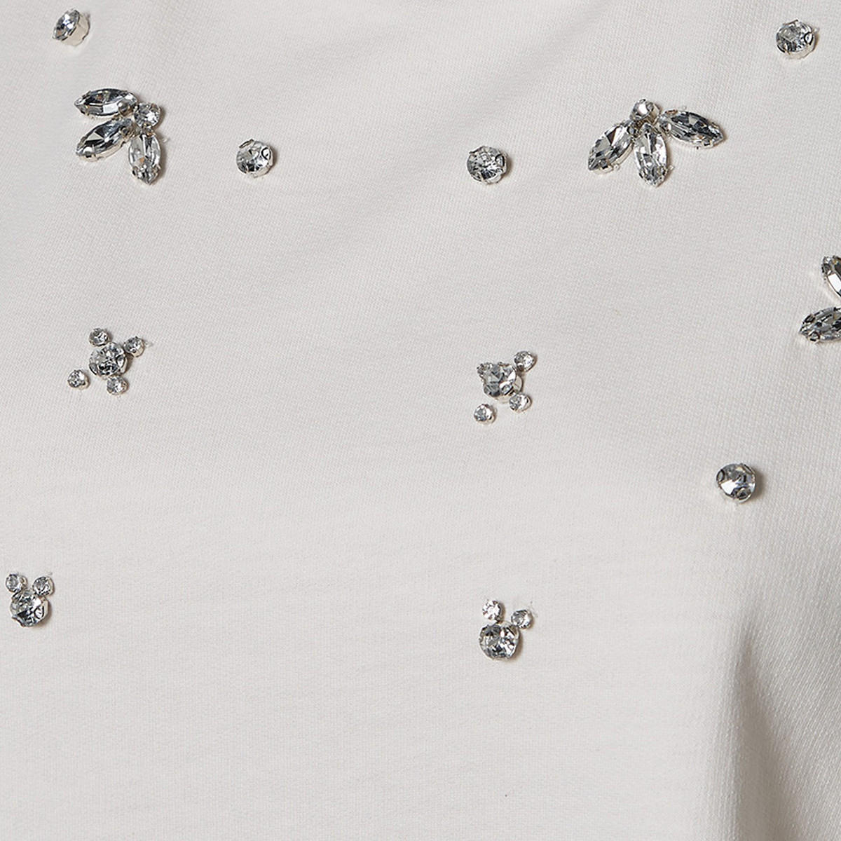 Regular Fit Cotton T-shirt with Embellished Detail-women-clothing-tshirts-image-2
