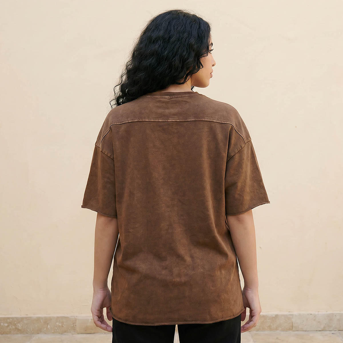 تيشيرت قطن بملمس بارز-women-clothing-tshirts-image-4