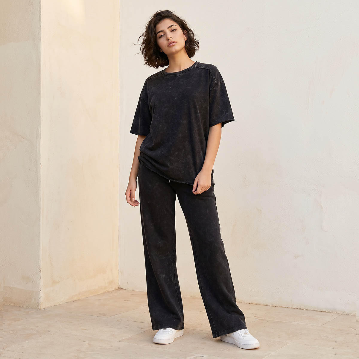 تيشيرت قطن بملمس بارز-women-clothing-tshirts-image-3
