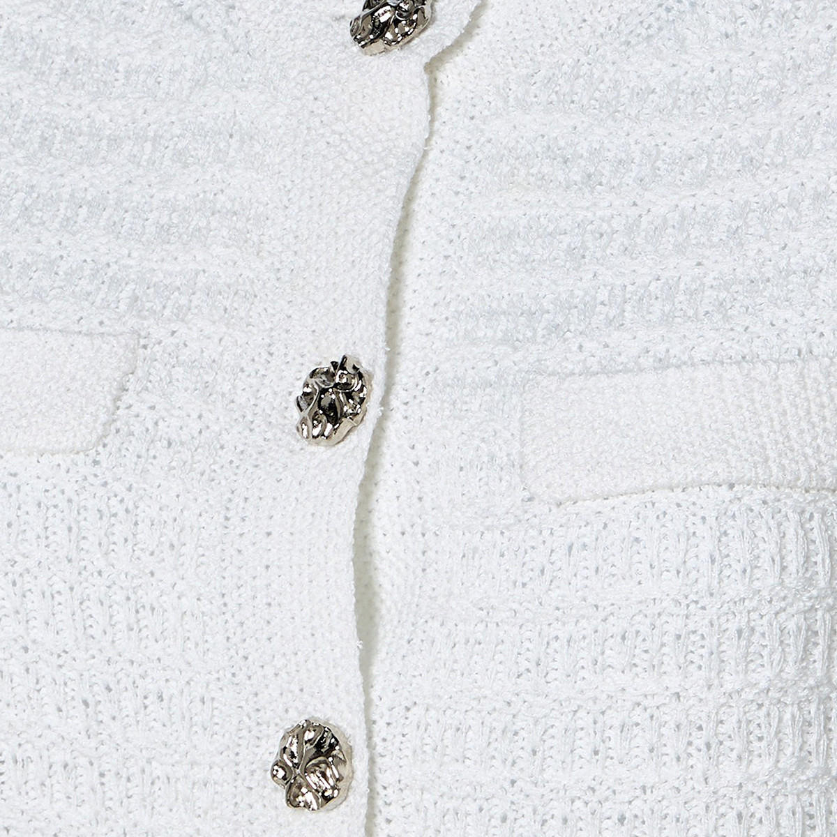 Textured Crew Neck Cardigan-women-winterwear-cardigansandjumpers-cardigans-image-2