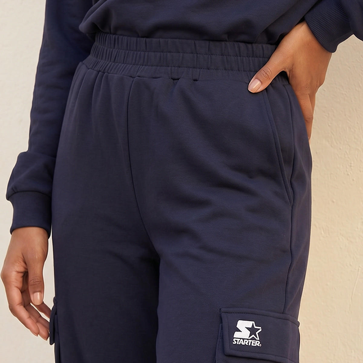 Splash Youth Elasticated Waist Cargo Joggers-women-clothing-bottoms-joggers-image-5