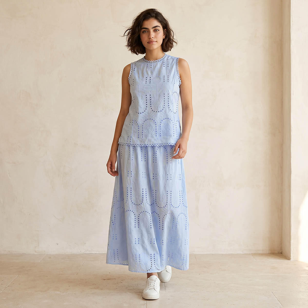 Cotton Top with Schiffli Embroidery-women-clothing-shirtsandblouses-blouses-image-3