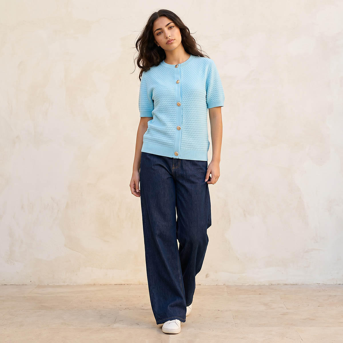 كارديجان محبوك بياقة ضيقة-women-winterwear-cardigansandjumpers-cardigans-image-3