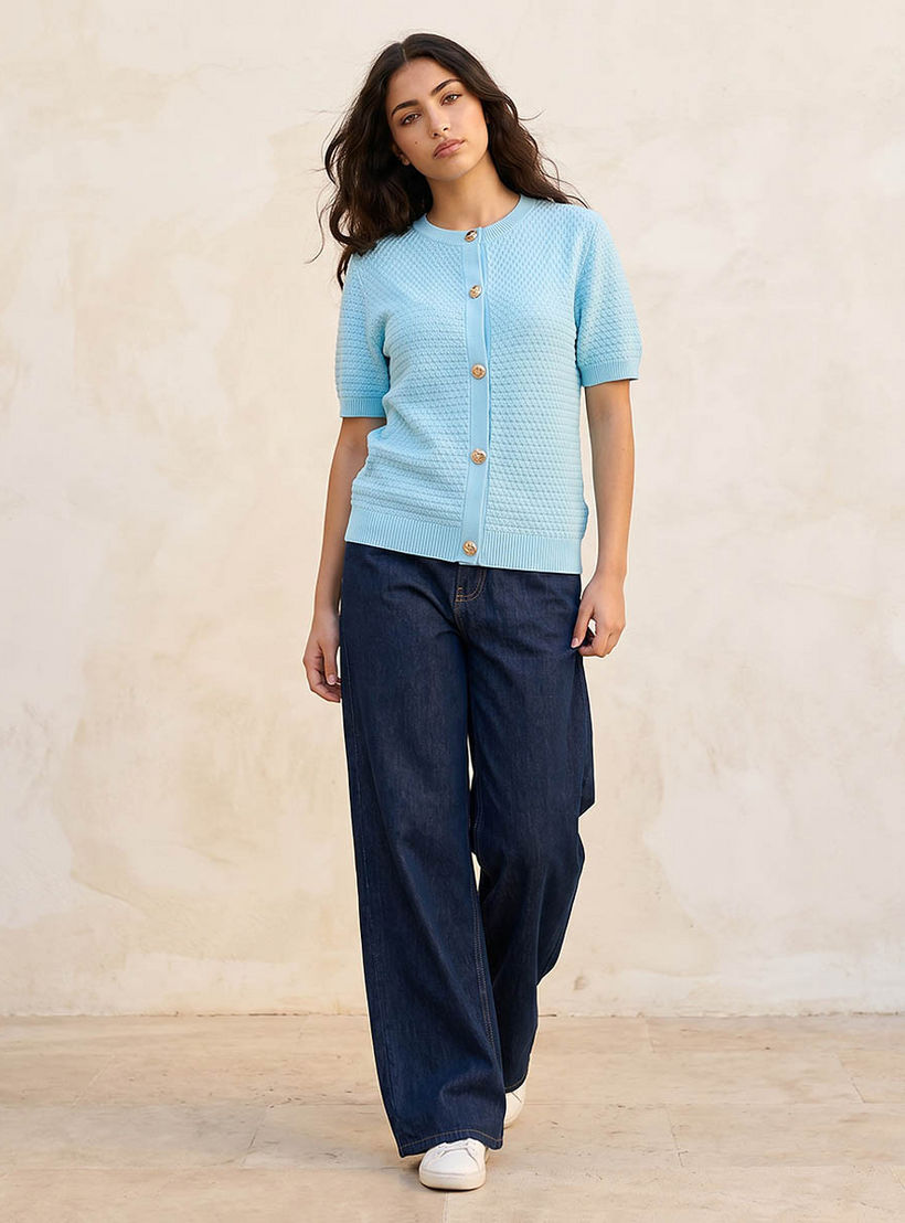 كارديجان محبوك بياقة ضيقة-women-winterwear-cardigansandjumpers-cardigans-image-3
