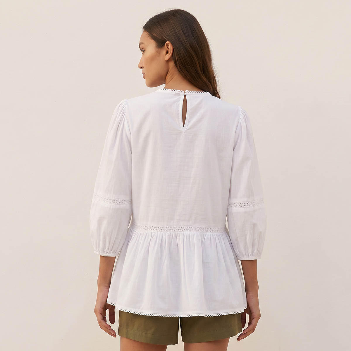 بلوزة قطن بيبلوم بتطريز زهور أنيق من سبلاش يوث-women-clothing-shirtsandblouses-blouses-image-4