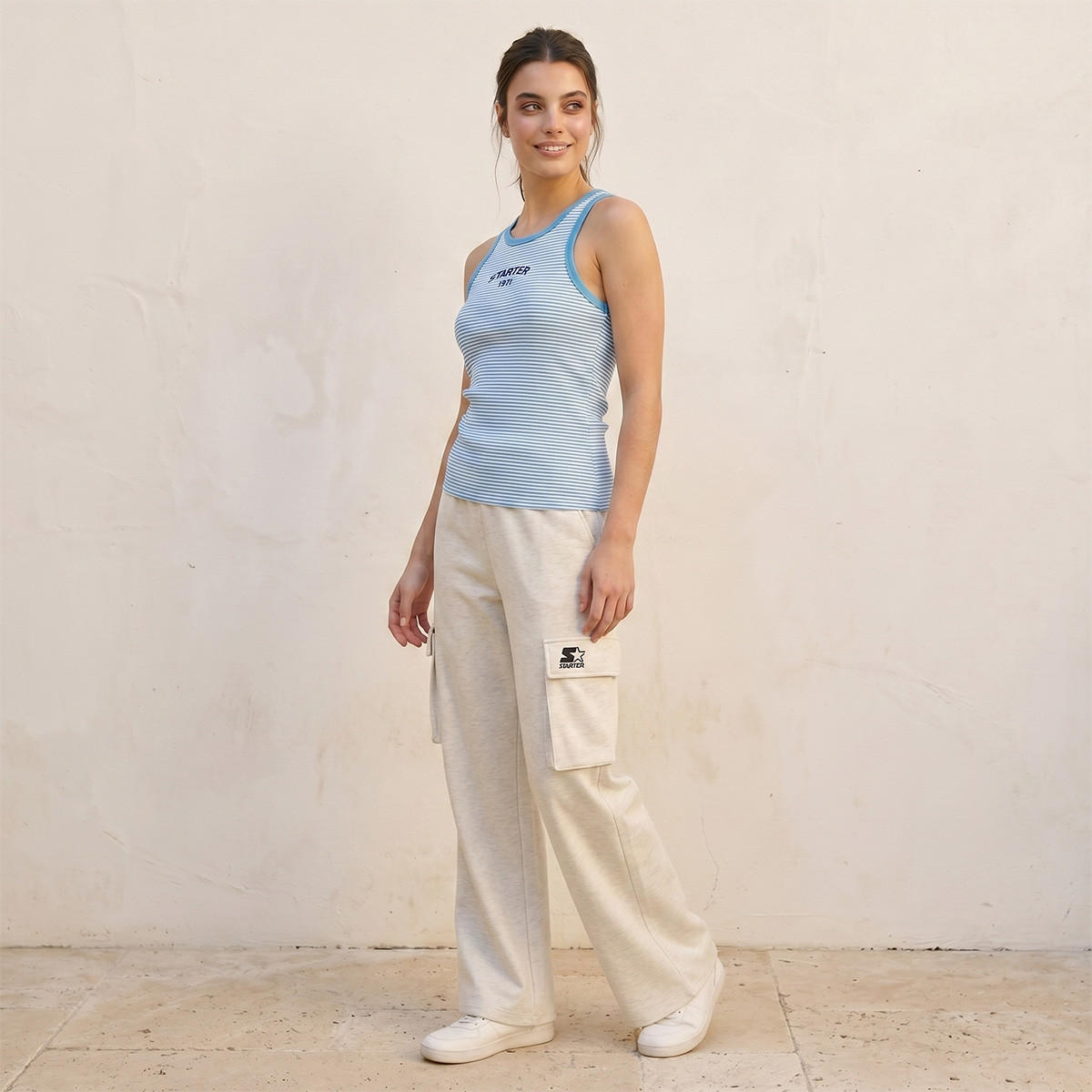 بلوزة تانك مقلمة من سبلاش يوث-women-clothing-tshirts-image-5