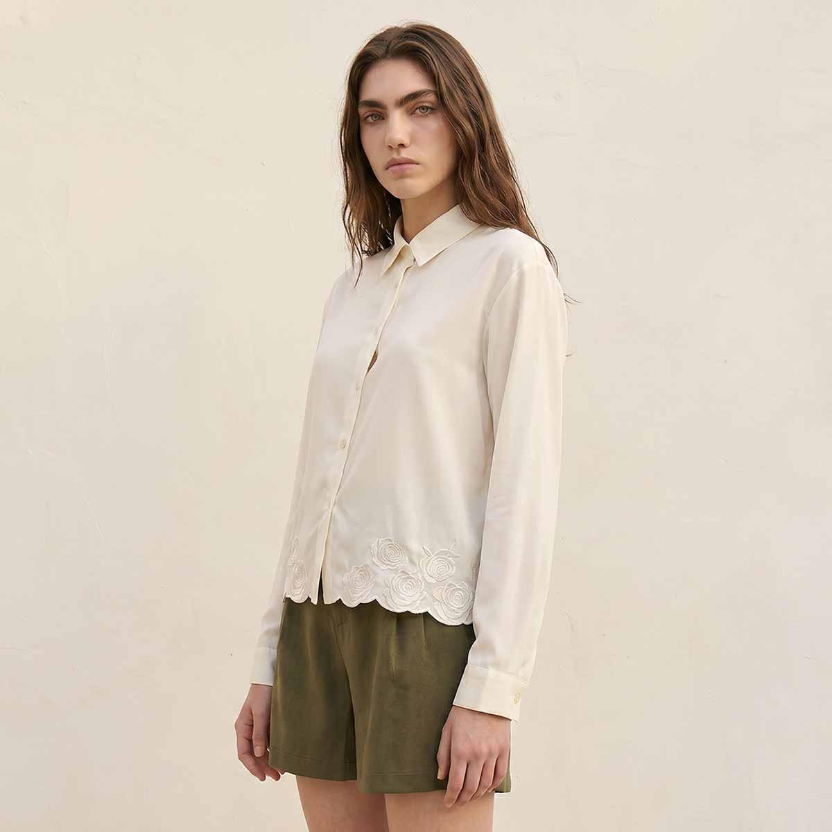 قميص ليوسيل ناعم بتطريز أزهار أنيق من سبلاش يوث-women-clothing-shirtsandblouses-shirts-image-1