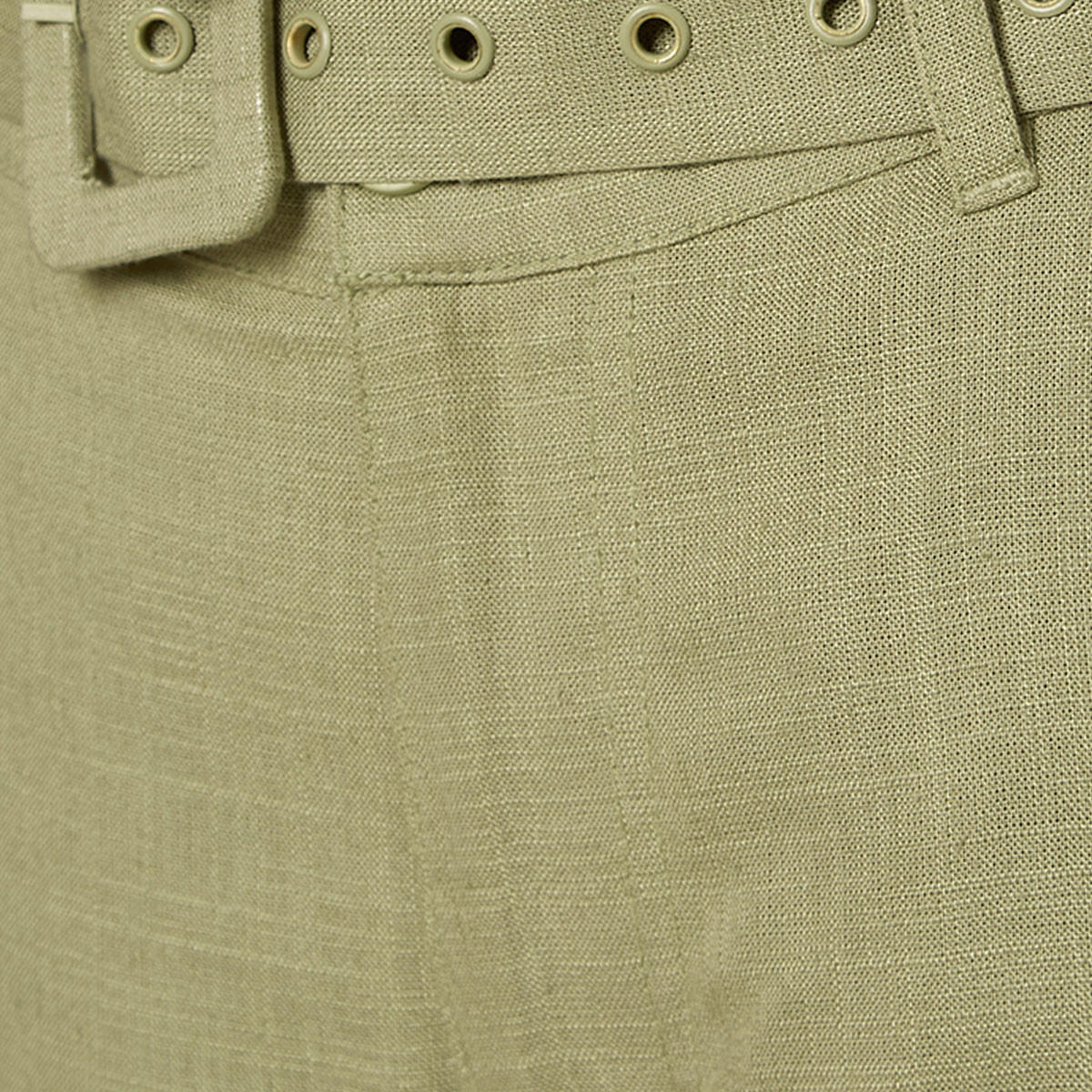 Splash Youth Wide Leg Linen Blend Cargo Pocket Detail Trousers-women-clothing-trousers-image-2