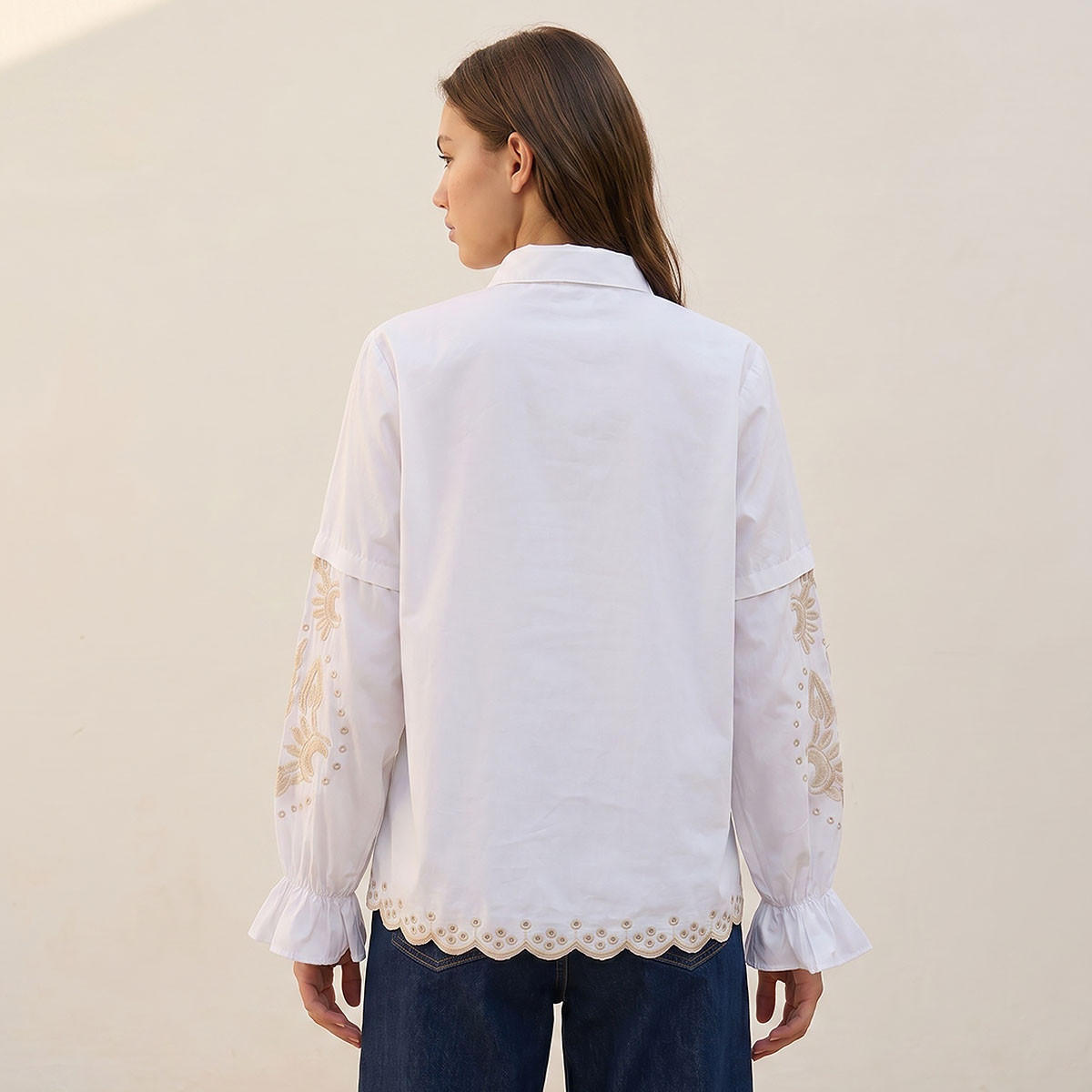 قميص قطن مطرز من سبلاش يوث-women-clothing-shirtsandblouses-shirts-image-4