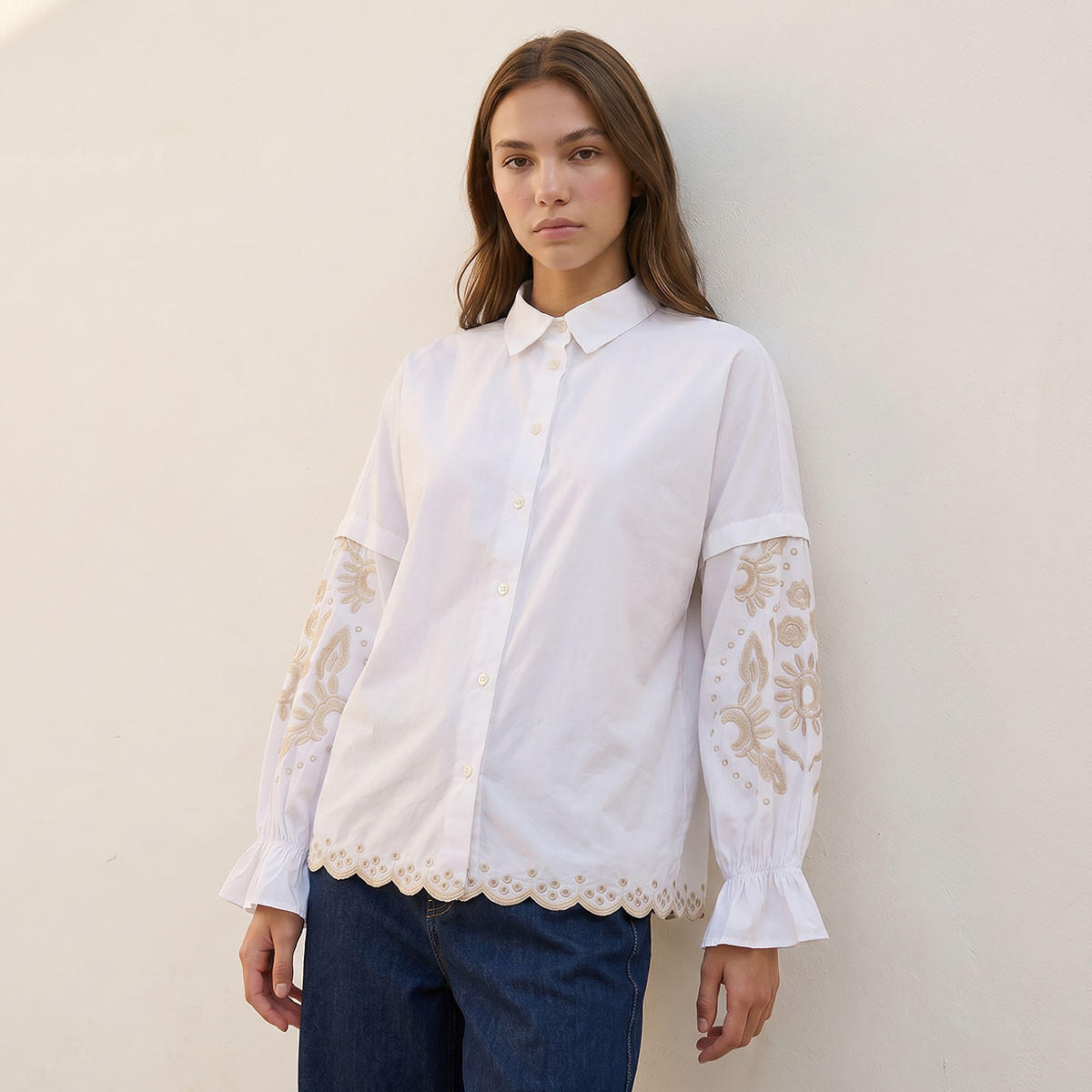 قميص قطن مطرز من سبلاش يوث-women-clothing-shirtsandblouses-shirts-image-5