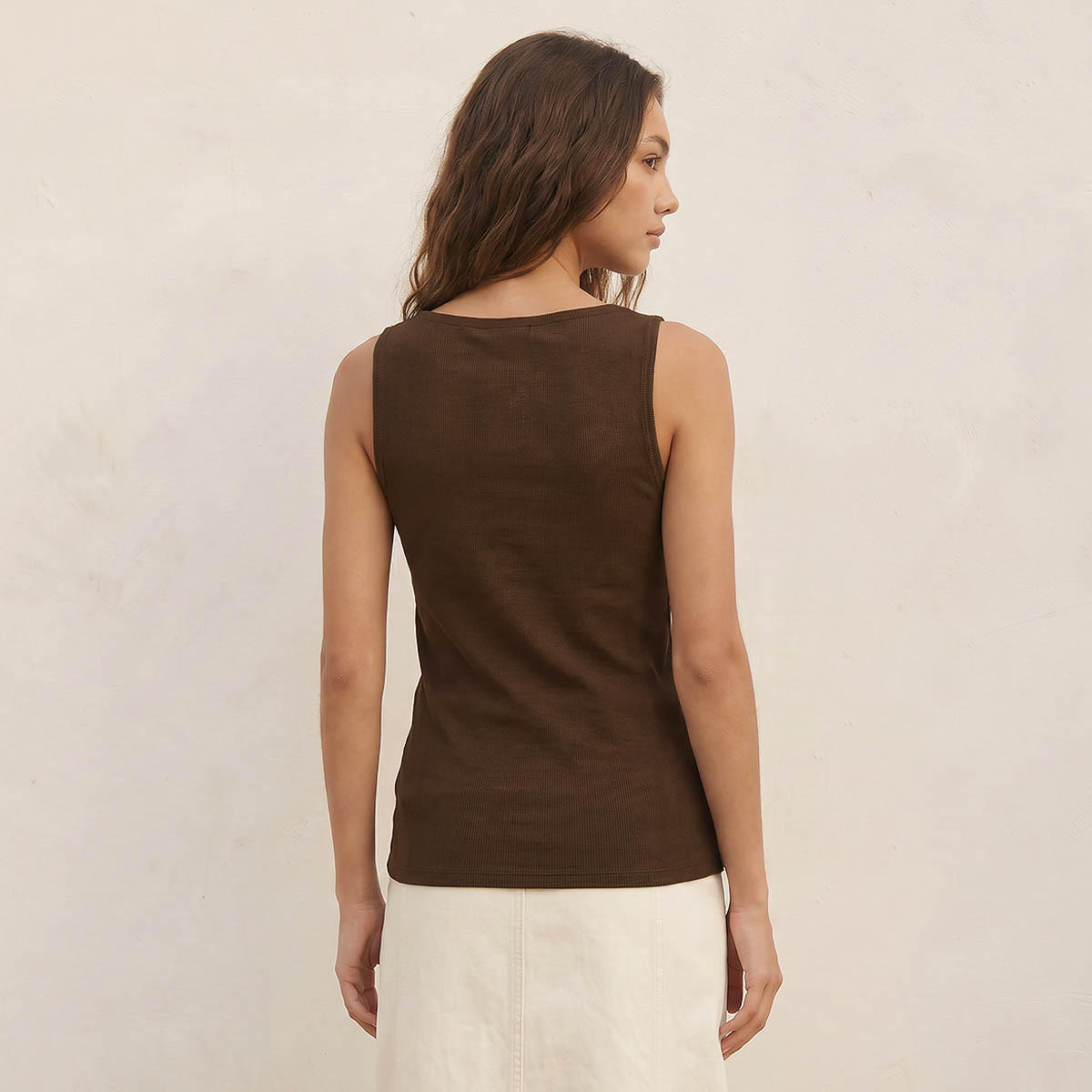 بلوزة مضلعة بقصة سليم يوث من سبلاش-women-clothing-tshirts-image-4
