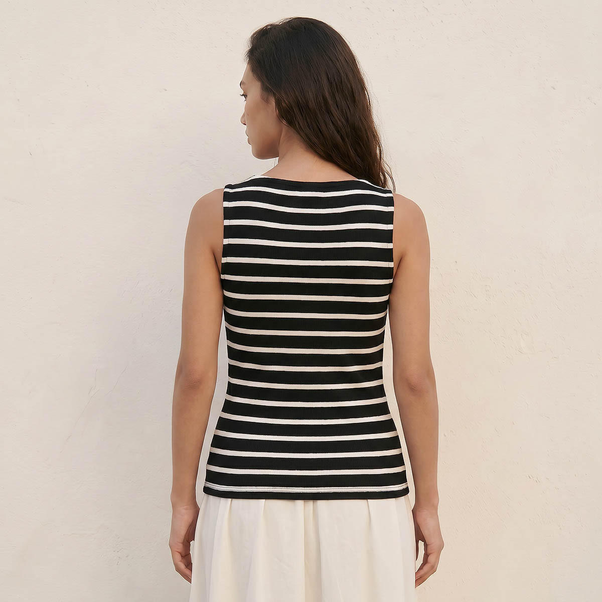 بلوزة مضلعة بقصة ضيقة من سبلاش يوث-women-clothing-tshirts-image-4