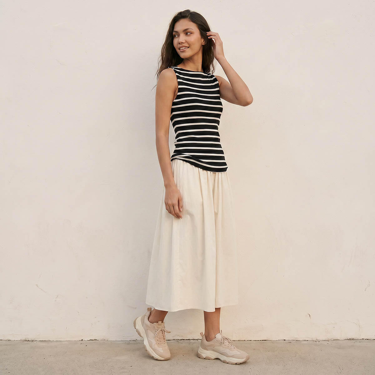 بلوزة مضلعة بقصة ضيقة من سبلاش يوث-women-clothing-tshirts-image-5