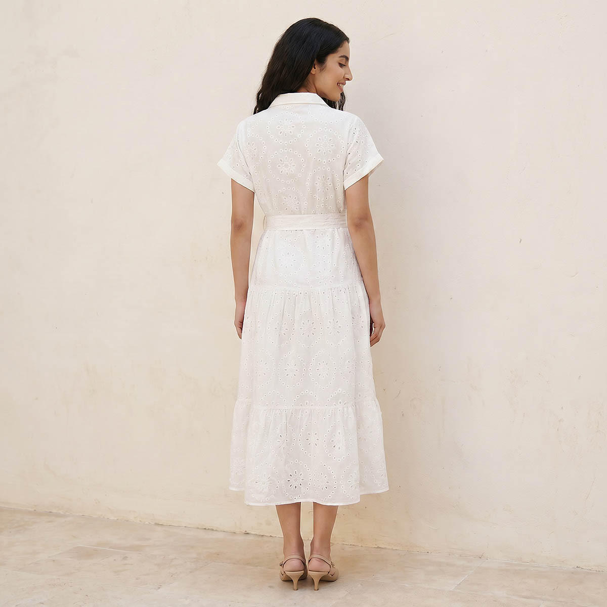 Splash Youth Cotton Schiffli Embroidered Shirt Dress-women-clothing-dresses-image-4
