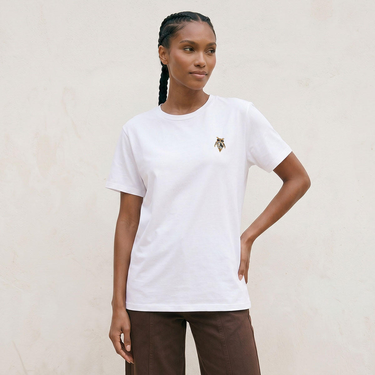 تيشيرت بزينة بروش من سبلاش يوث-women-clothing-tshirts-image-1