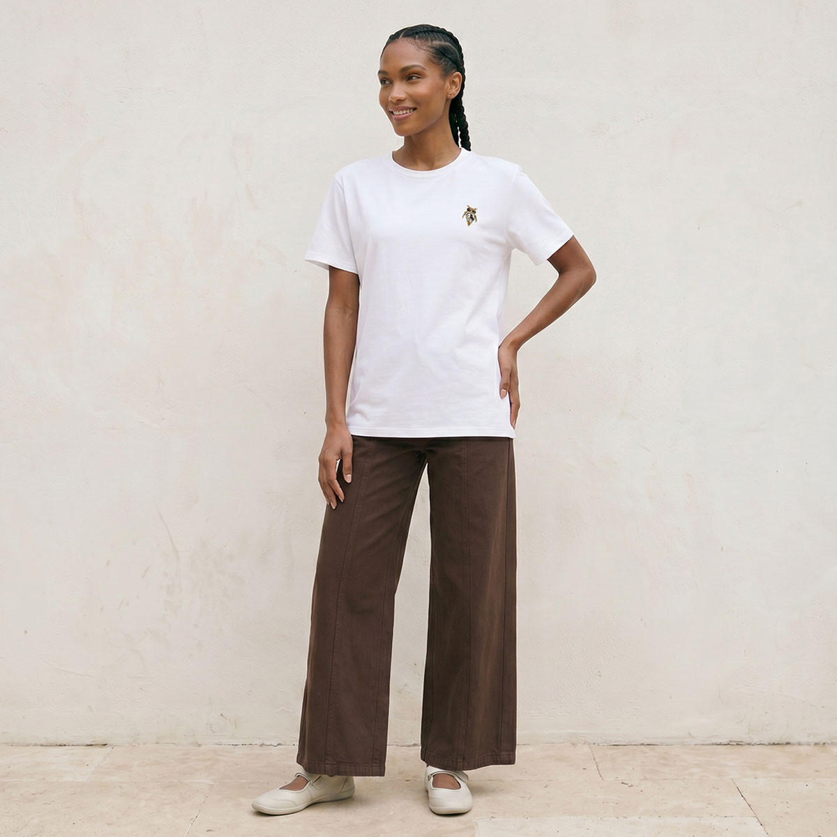 تيشيرت بزينة بروش من سبلاش يوث-women-clothing-tshirts-image-3