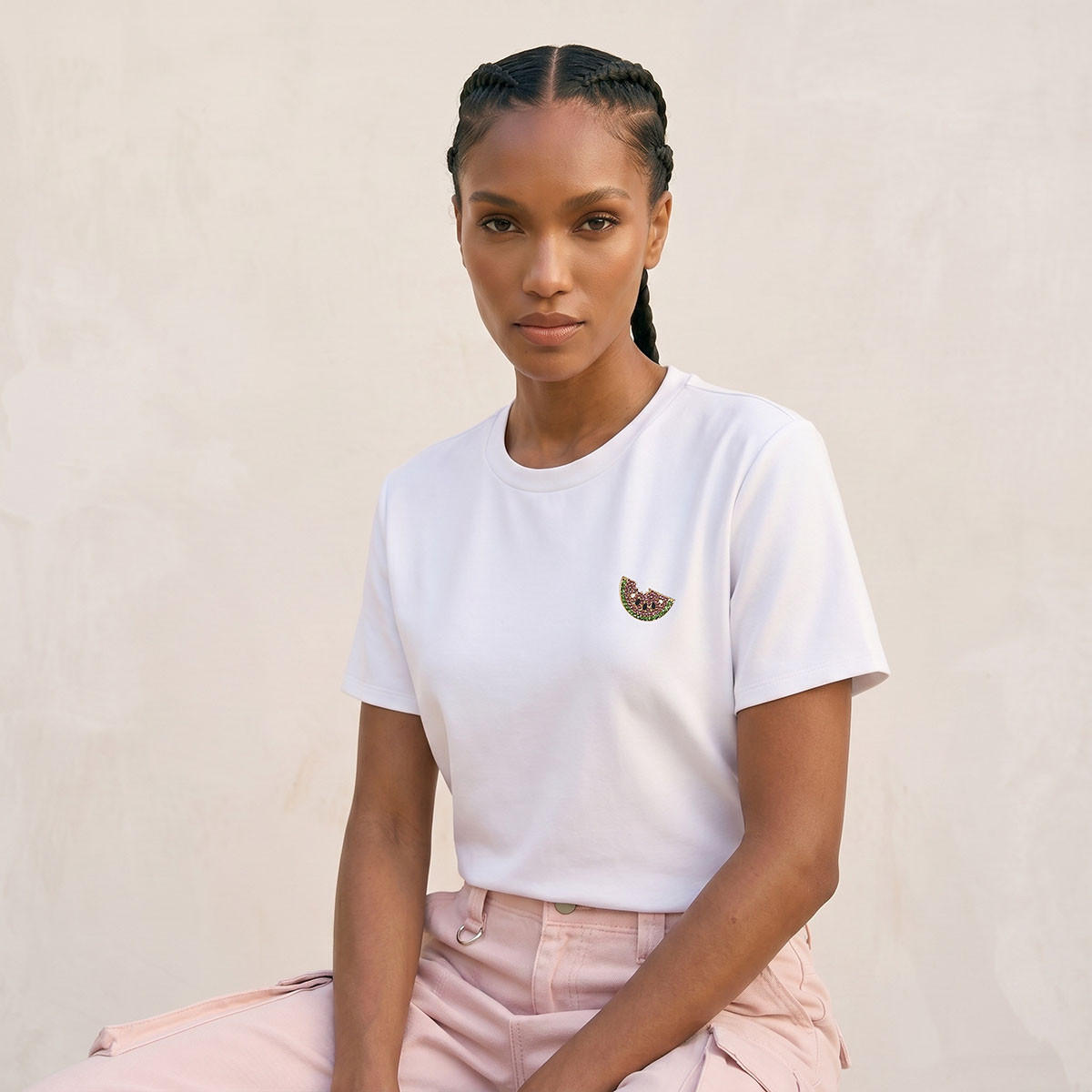 تيشيرت بزينة بروش من سبلاش يوث-women-clothing-tshirts-image-6