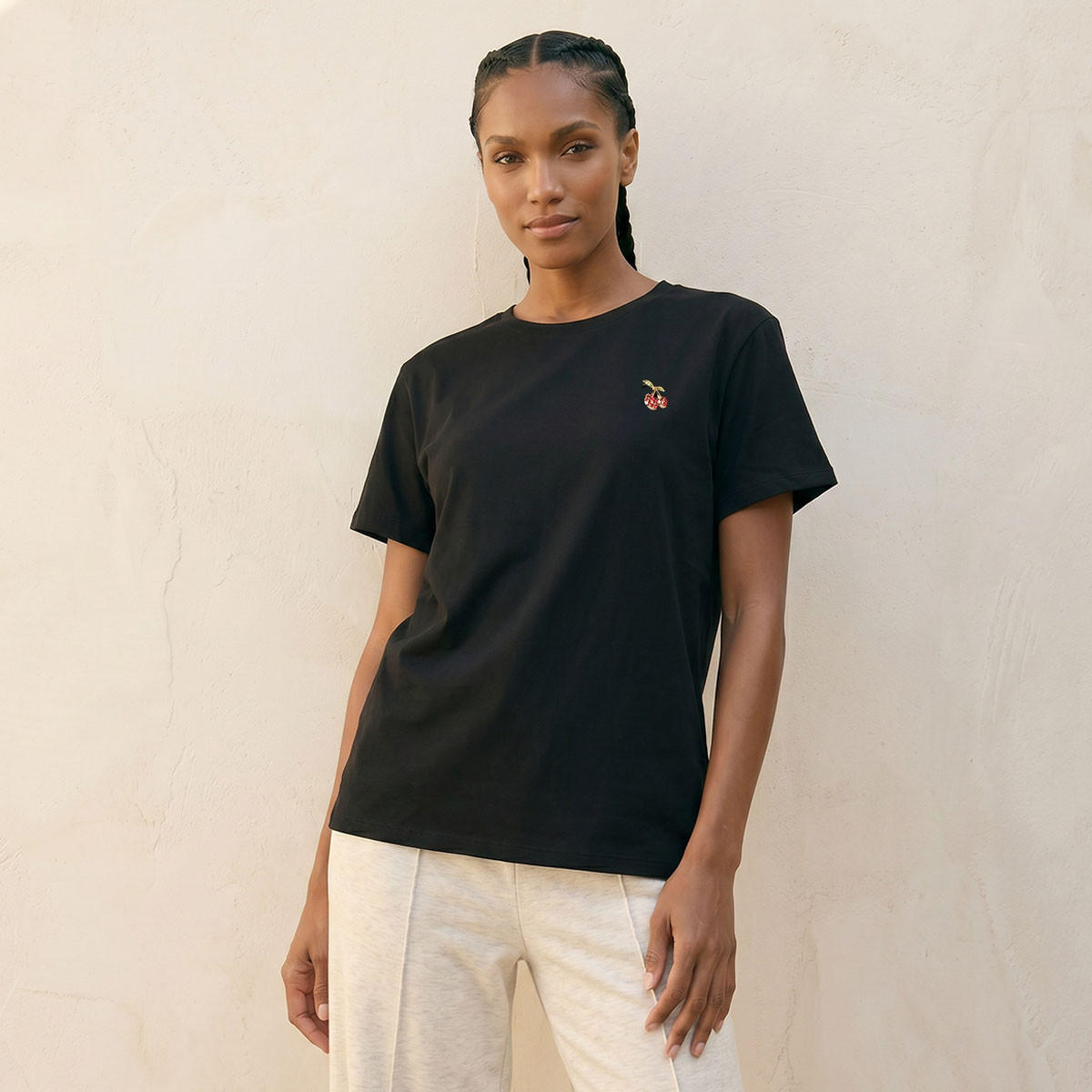 تيشيرت بزينة بروش من سبلاش يوث-women-clothing-tshirts-image-5