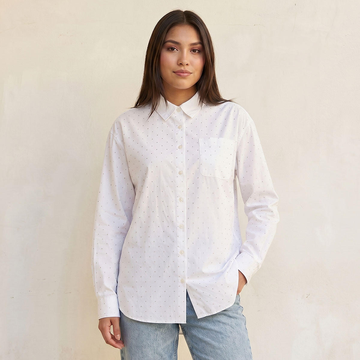 قميص مزين من سبلاش يوث-women-clothing-shirtsandblouses-shirts-image-1