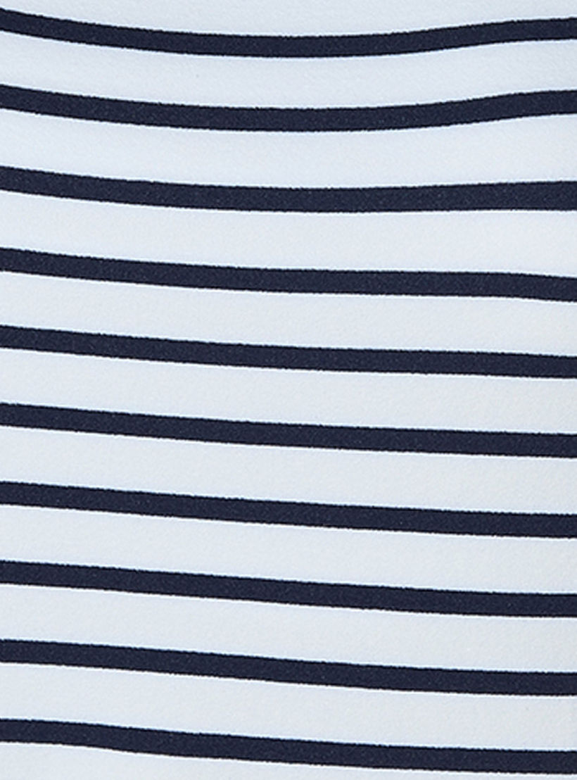 تيشيرت مقلم بقصة ضيقة وياقة مريعة بدون درزات من سبلاش يوث-women-clothing-tshirts-image-2