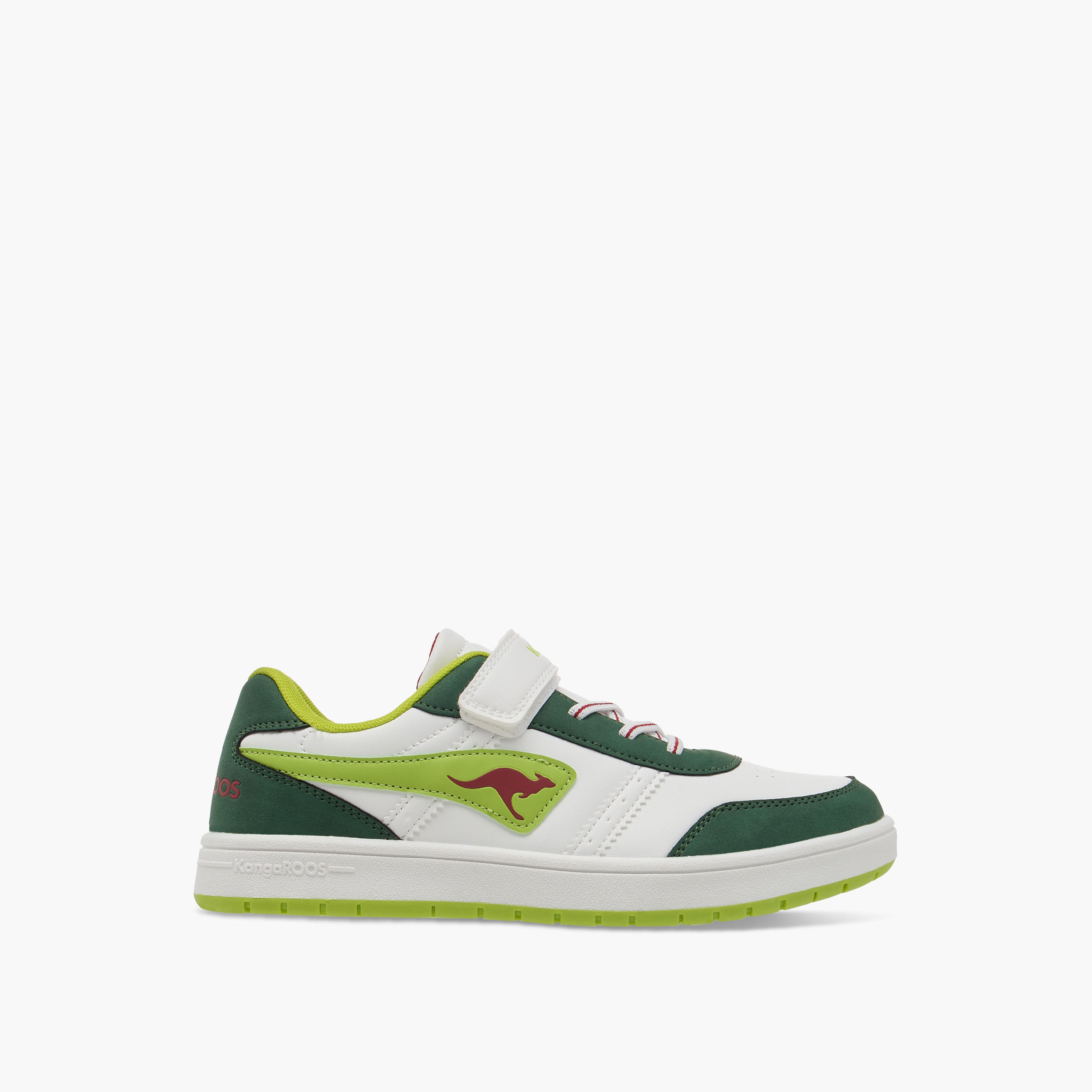 حذاء سنيكرز بشريط إغلاق لاصق وشعار للبنات من كانجاروز-girls-shoes-sneakers-image-3