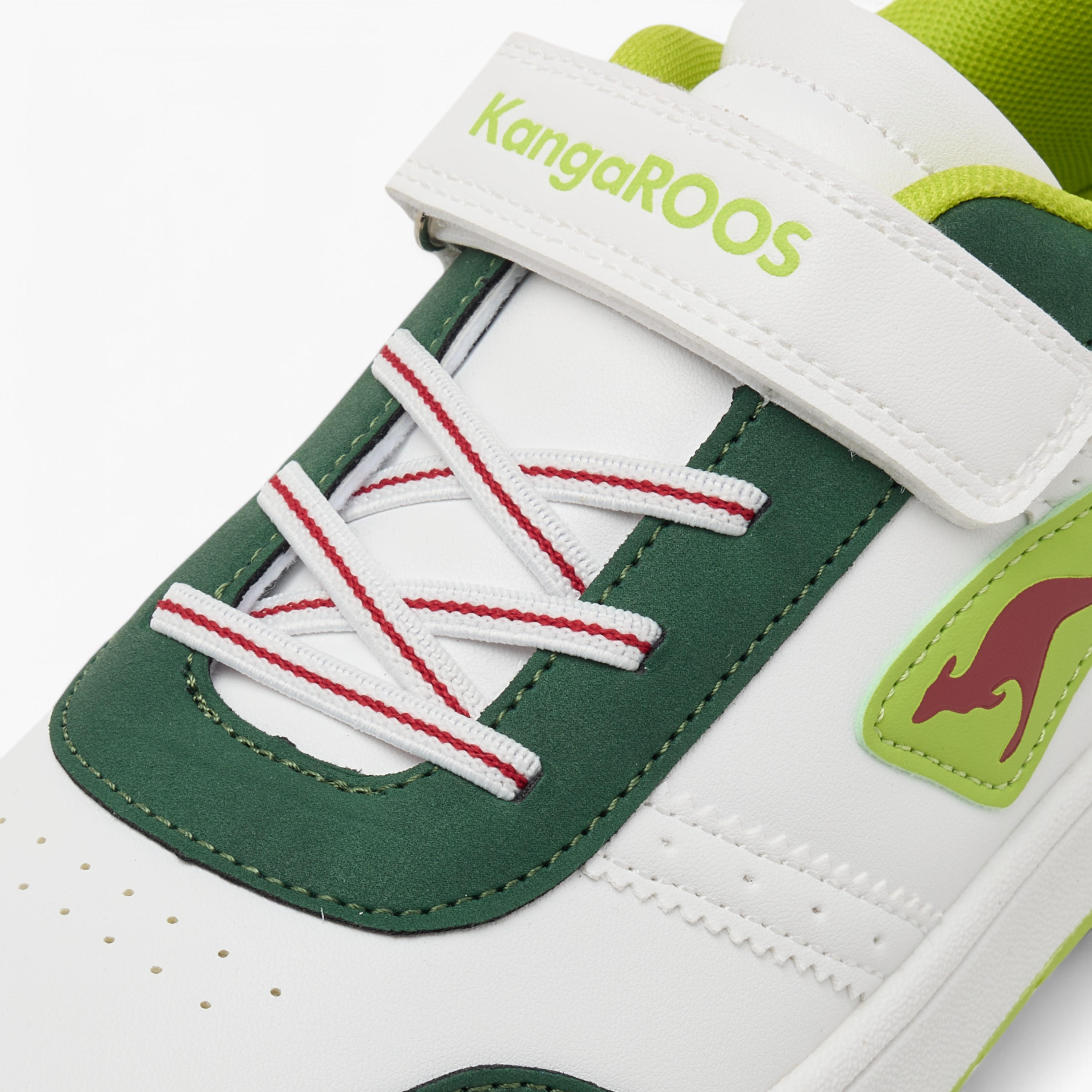KangaROOS Women's Logo Detail Sneakers with Hook and Loop Closure-women-shoes-sneakers-image-4