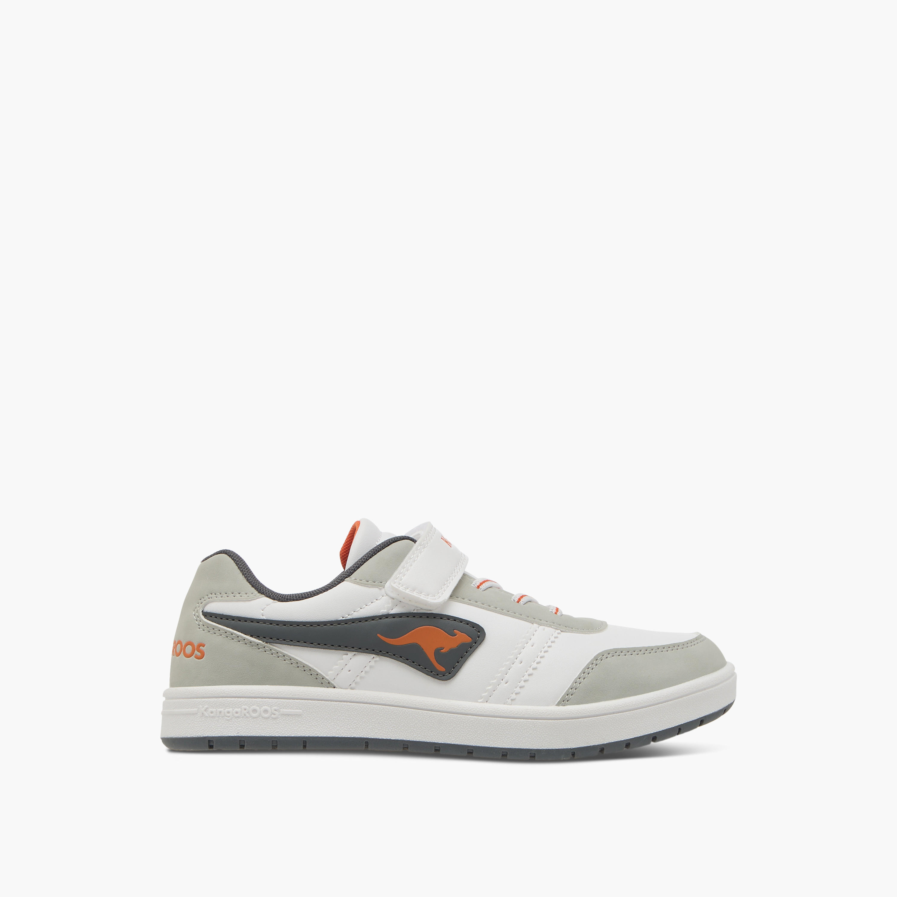 KangaROOS Women's Logo Detail Sneakers with Hook and Loop Closure-women-shoes-sneakers-image-3