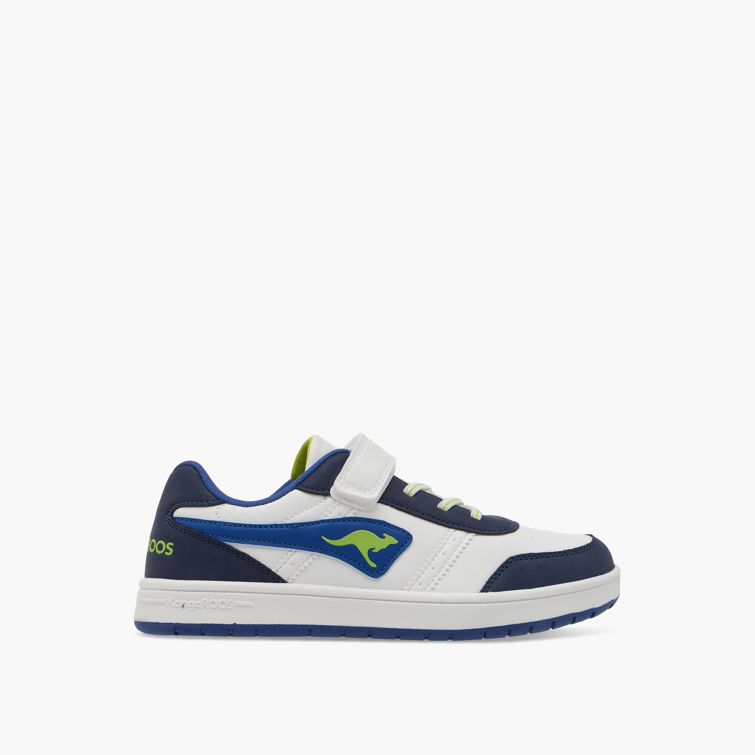 KangaROOS Women's Logo Detail Sneakers with Hook and Loop Closure-women-shoes-sneakers-image-3