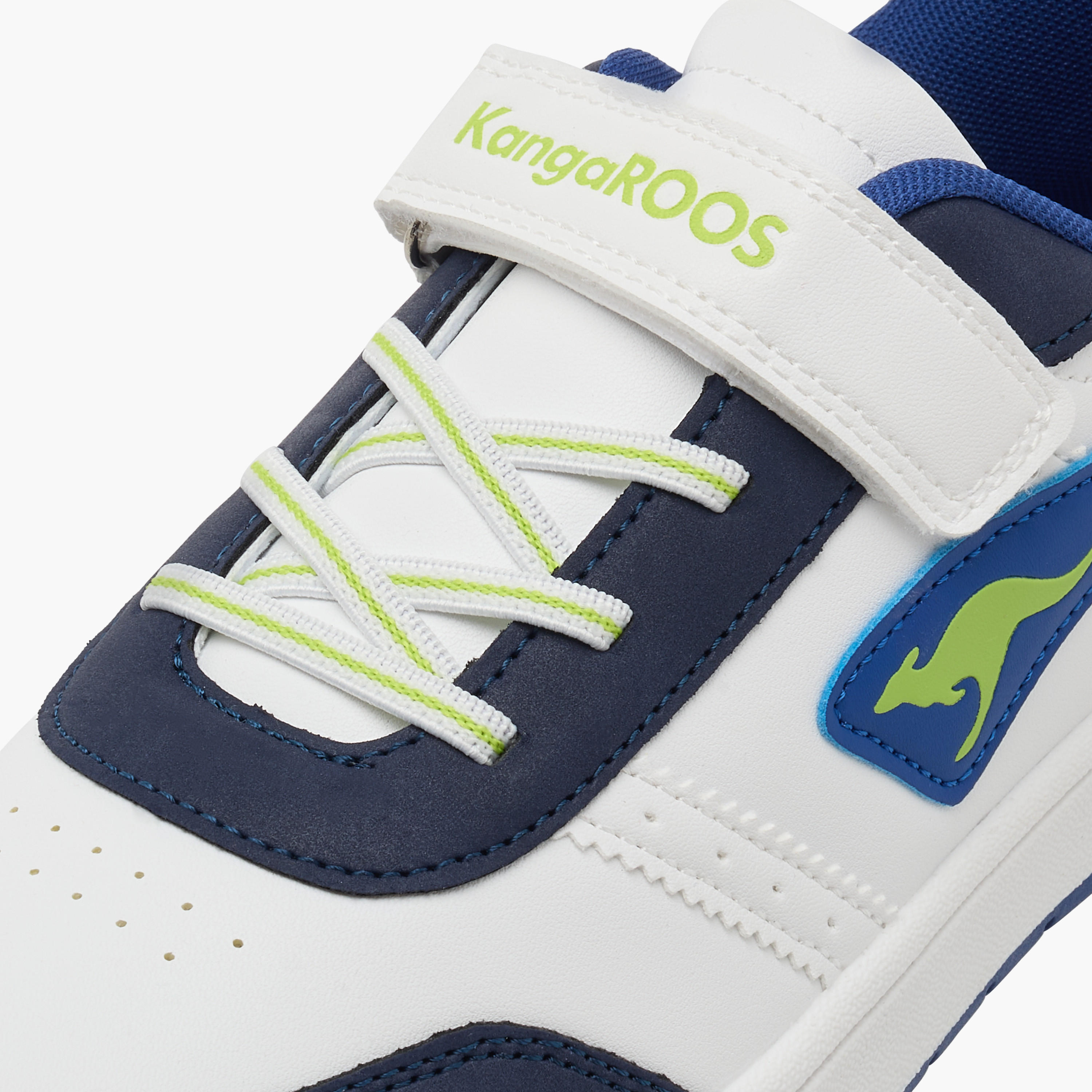 KangaROOS Women's Logo Detail Sneakers with Hook and Loop Closure-women-shoes-sneakers-image-4