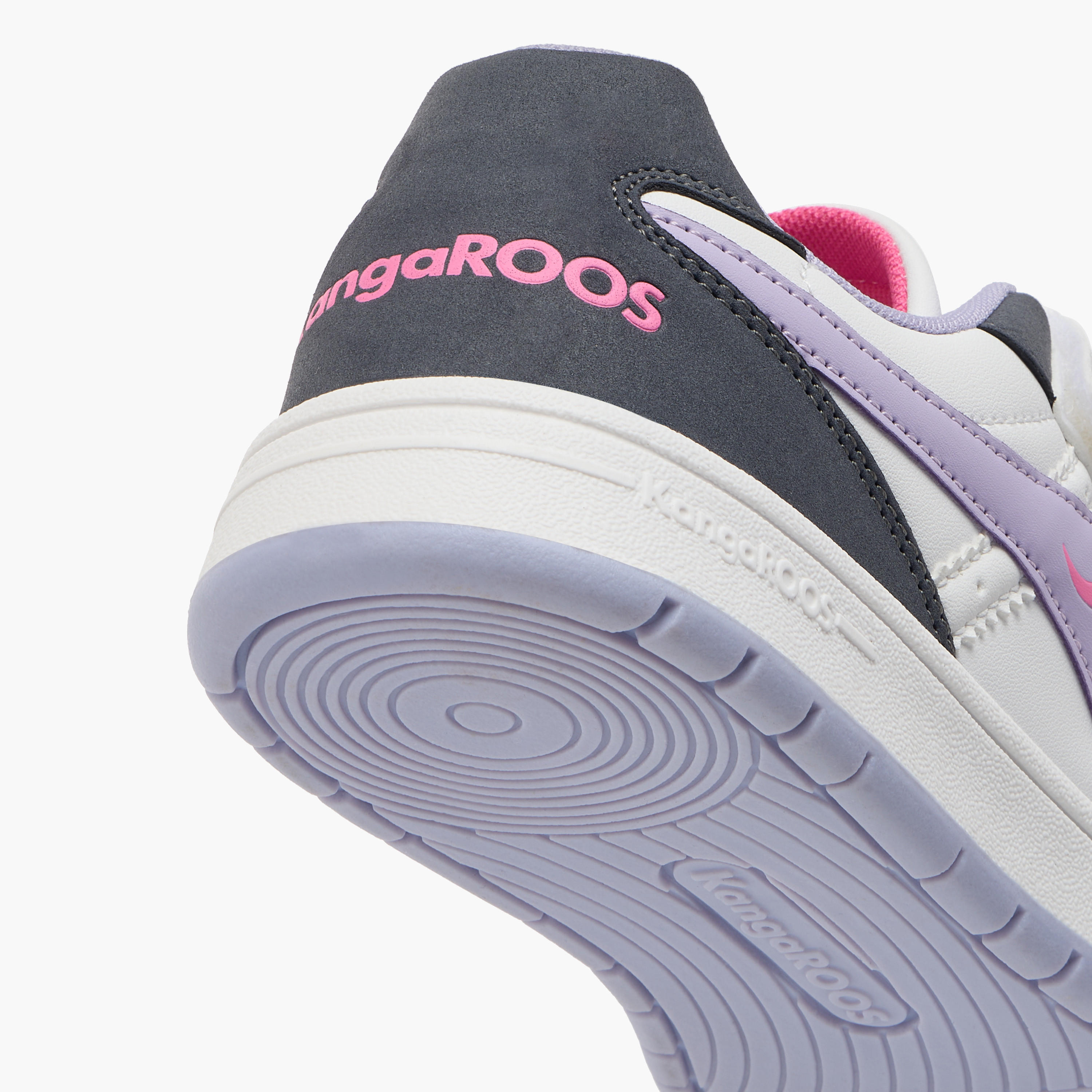 KangaROOS Women's Logo Detail Sneakers with Hook and Loop Closure-women-shoes-sneakers-image-5