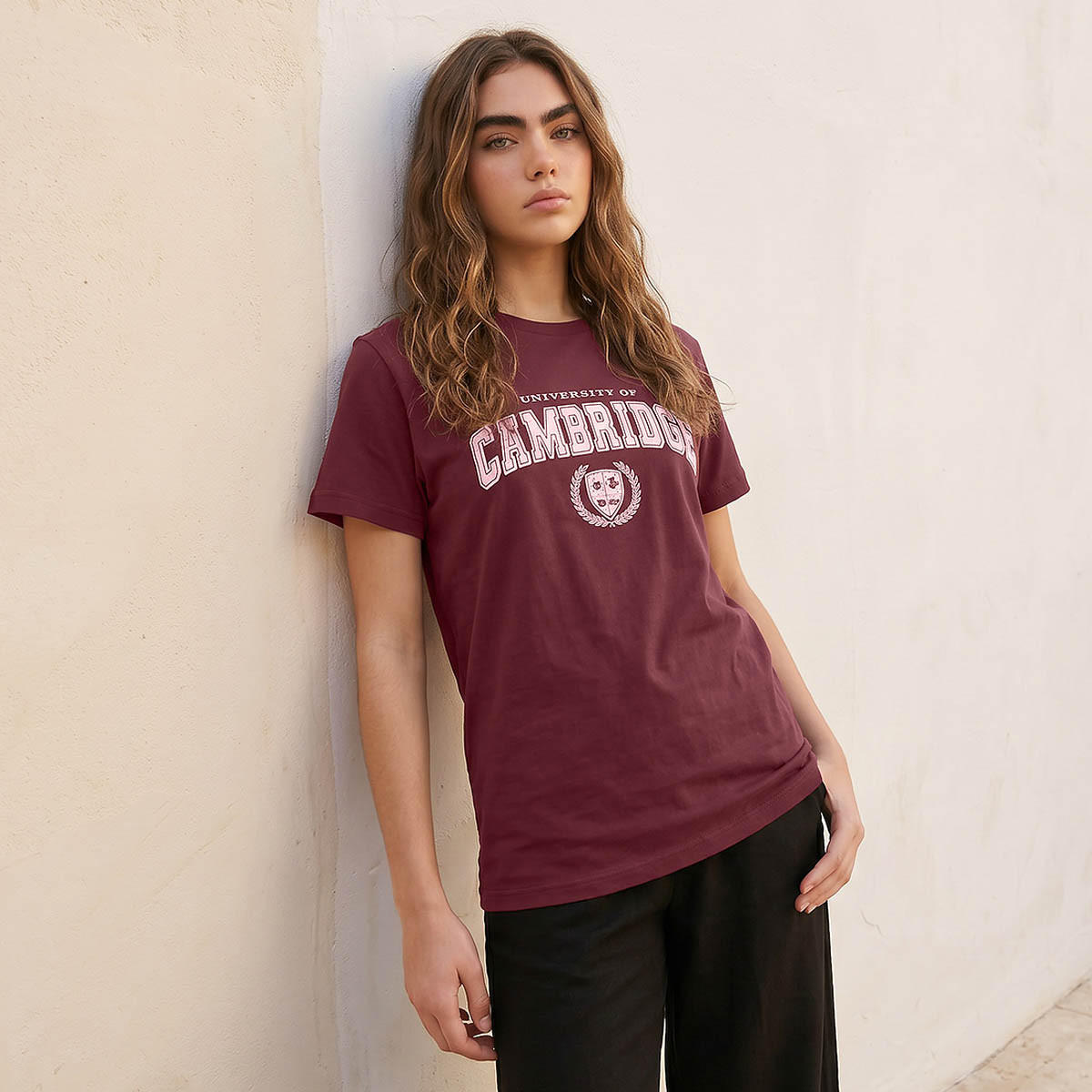 تيشيرت قطن مطرز من سبلاش يوث-women-clothing-tshirts-image-1