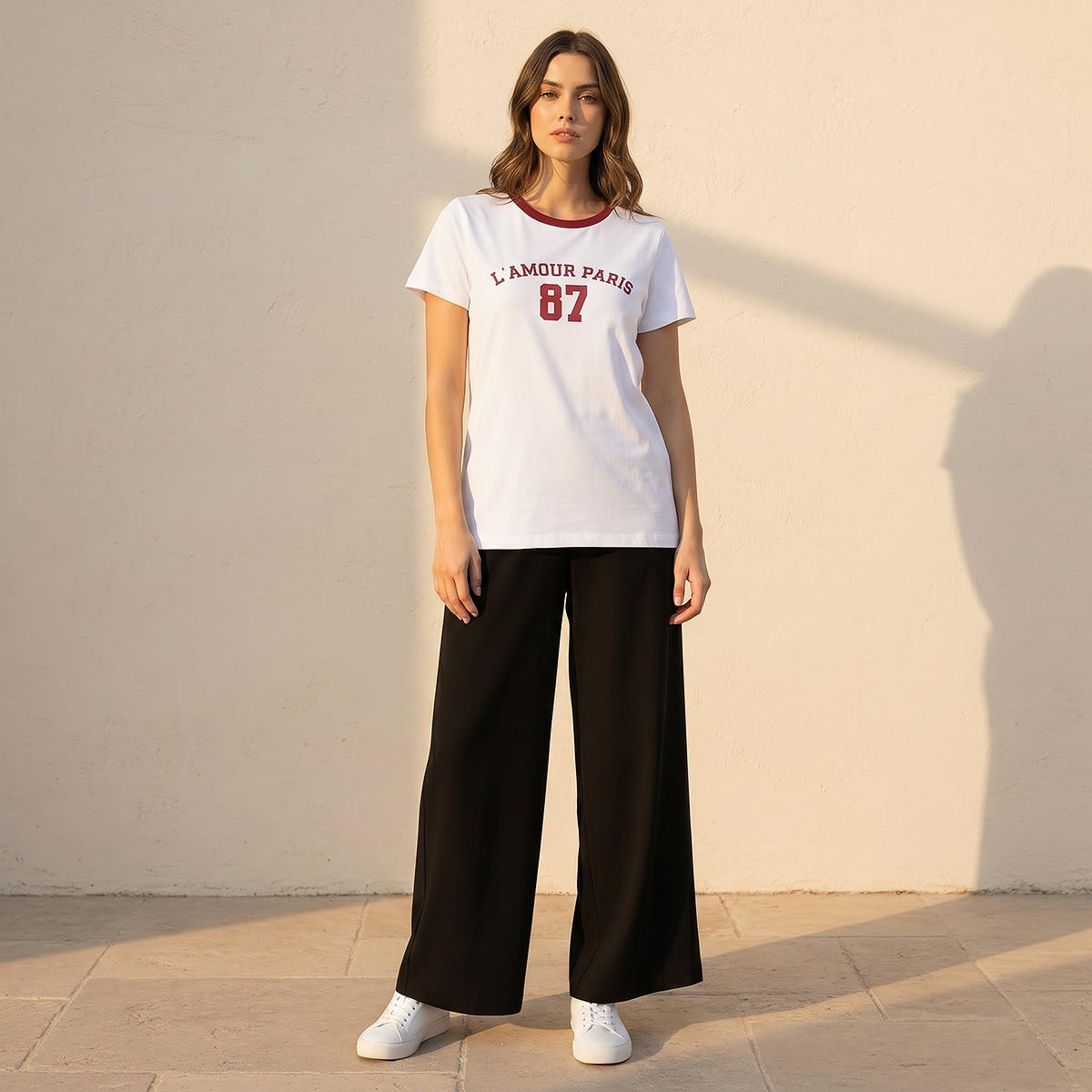 Splash Youth Cotton T-shirt with Floral Print-women-clothing-tshirts-image-3