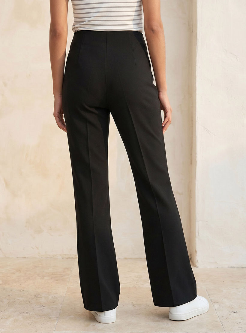 بنطلون واسع بخصر متوسط الارتفاع من سبلاش يوث-women-clothing-trousers-image-4