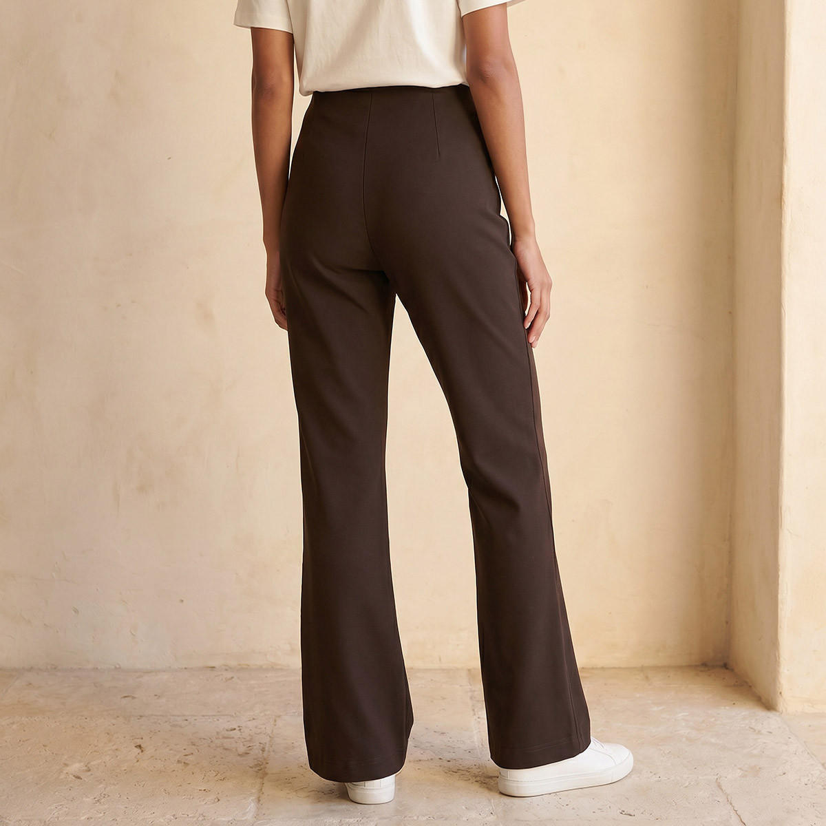 بنطلون واسع بخصر متوسط الارتفاع من سبلاش يوث-women-clothing-trousers-image-4