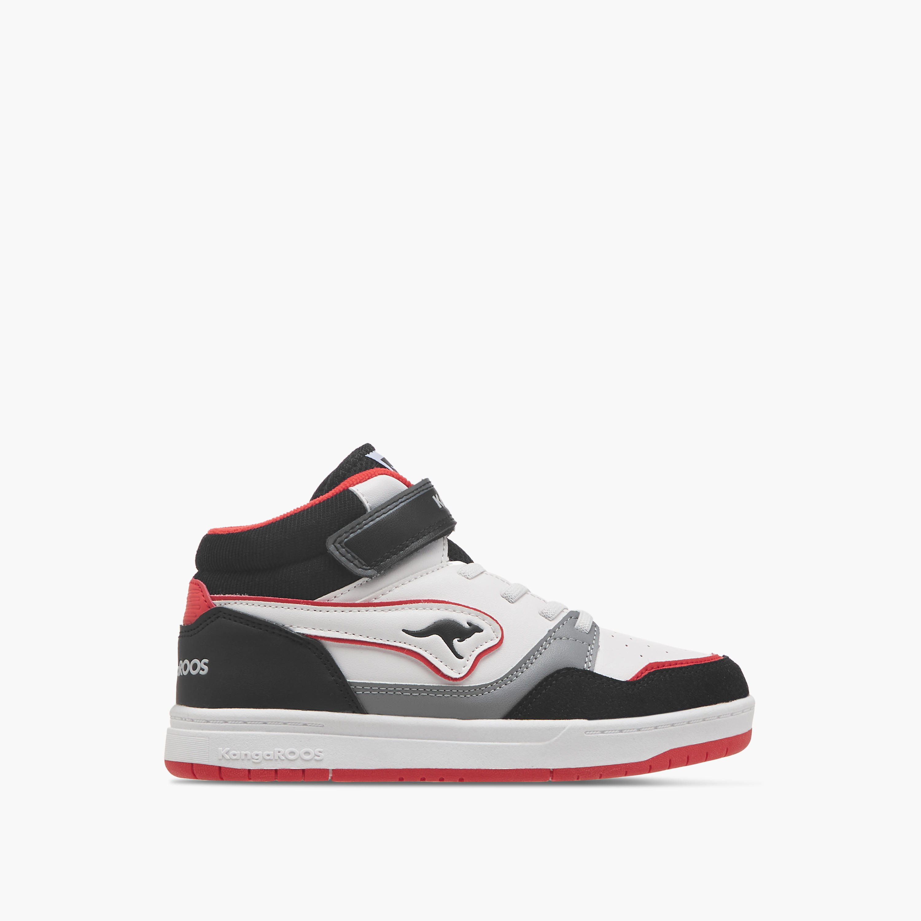 حذاء سنيكرز بقصّة عالية وشريط إغلاق لاصق وتفاصيل الشعار للأولاد من كانجاروس-girls-shoes-sneakers-image-3
