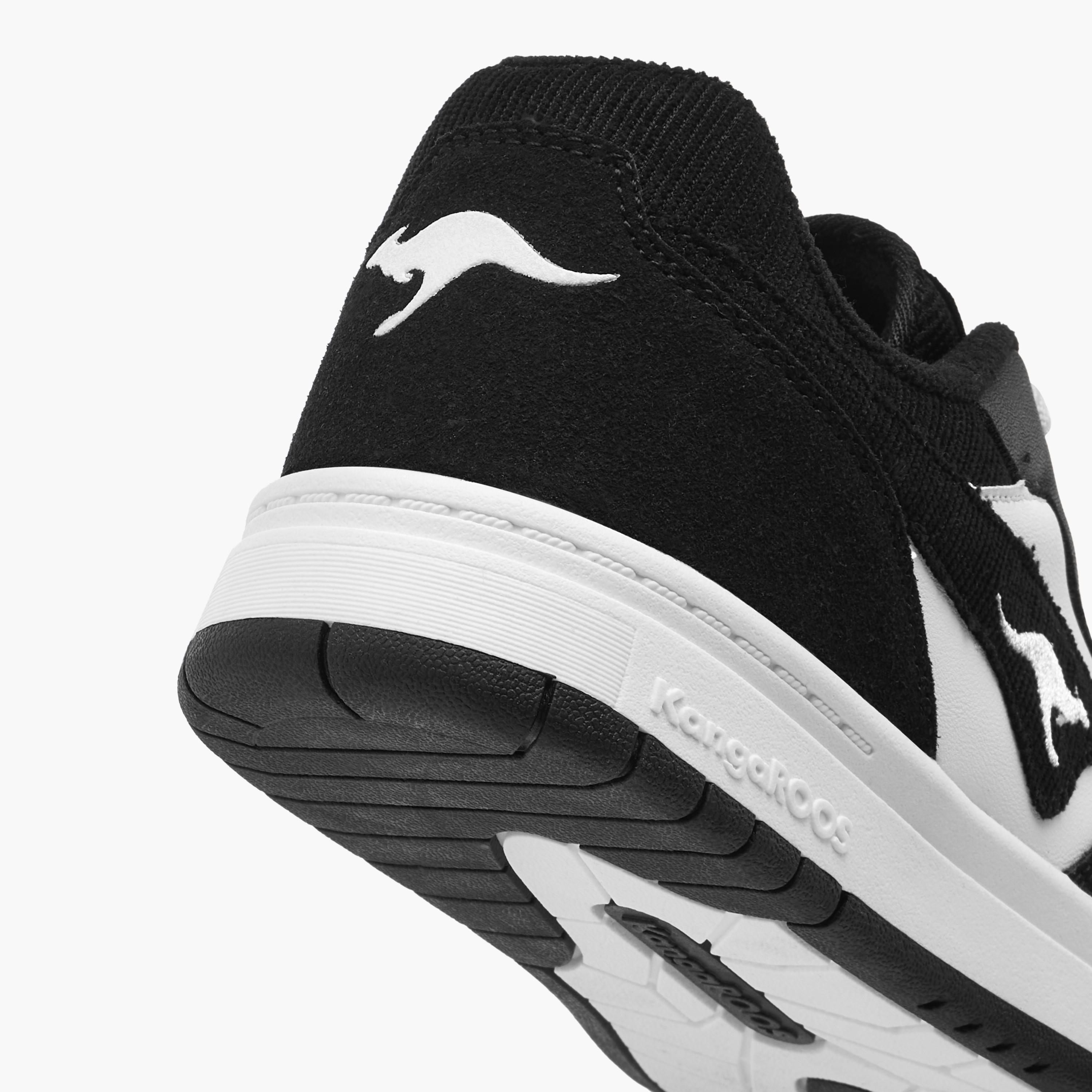 KangaROOS Women's Panelled Sneakers with Lace-Up Closure-women-shoes-sneakers-image-5