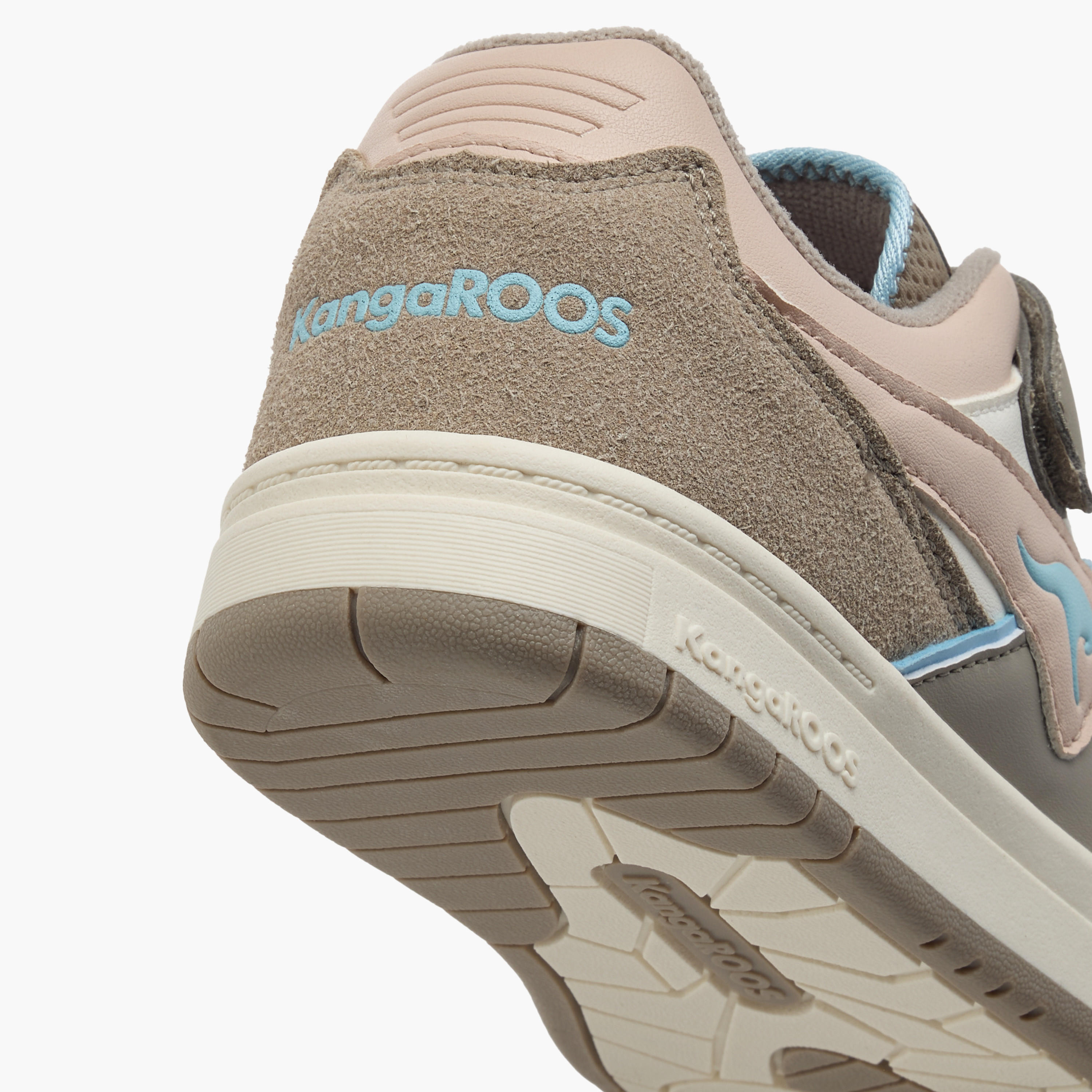 KangaROOS Women's Panelled Sneakers with Hook and Loop Closure-women-shoes-sneakers-image-5