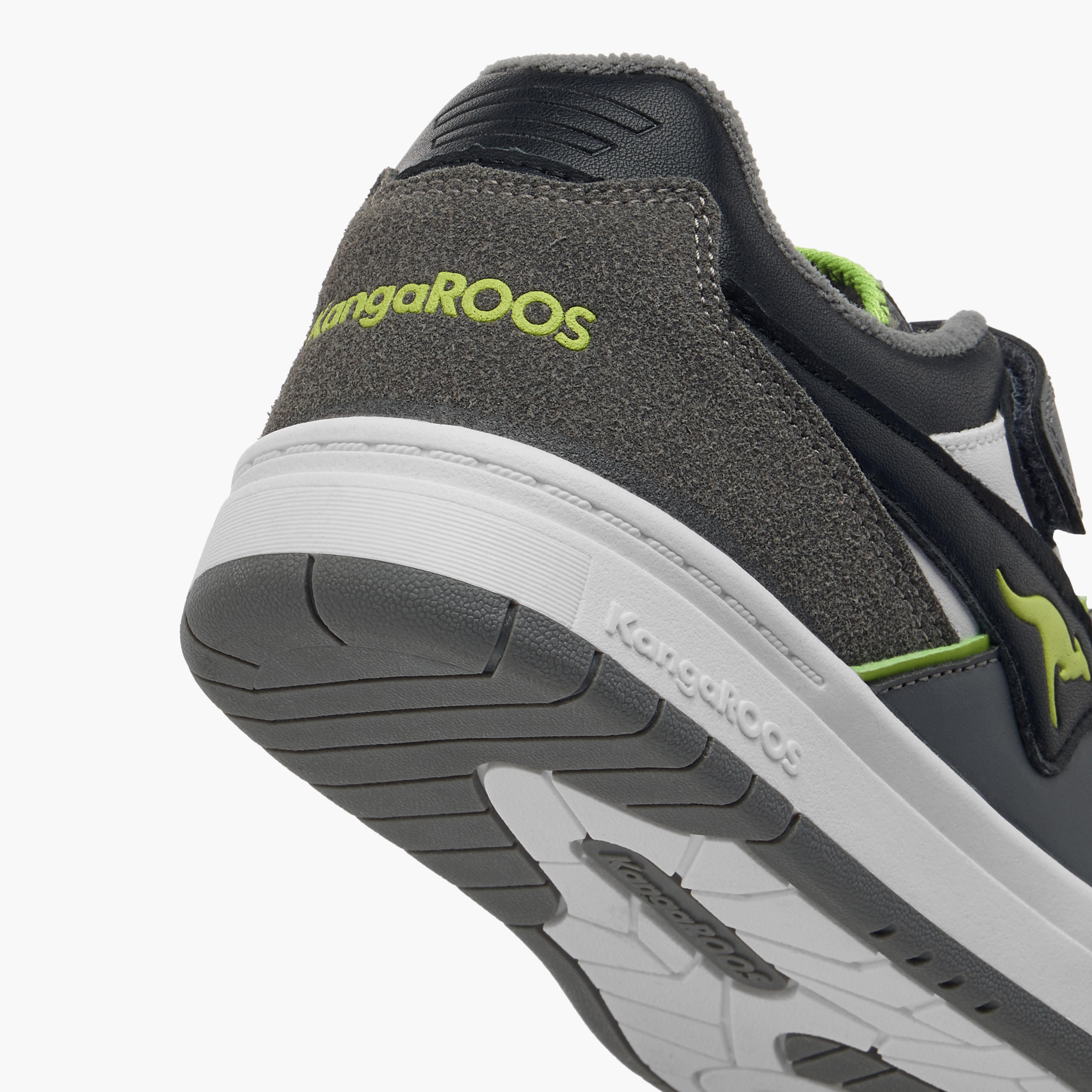 KangaROOS Women's Panelled Sneakers with Hook and Loop Closure-women-shoes-sneakers-image-5