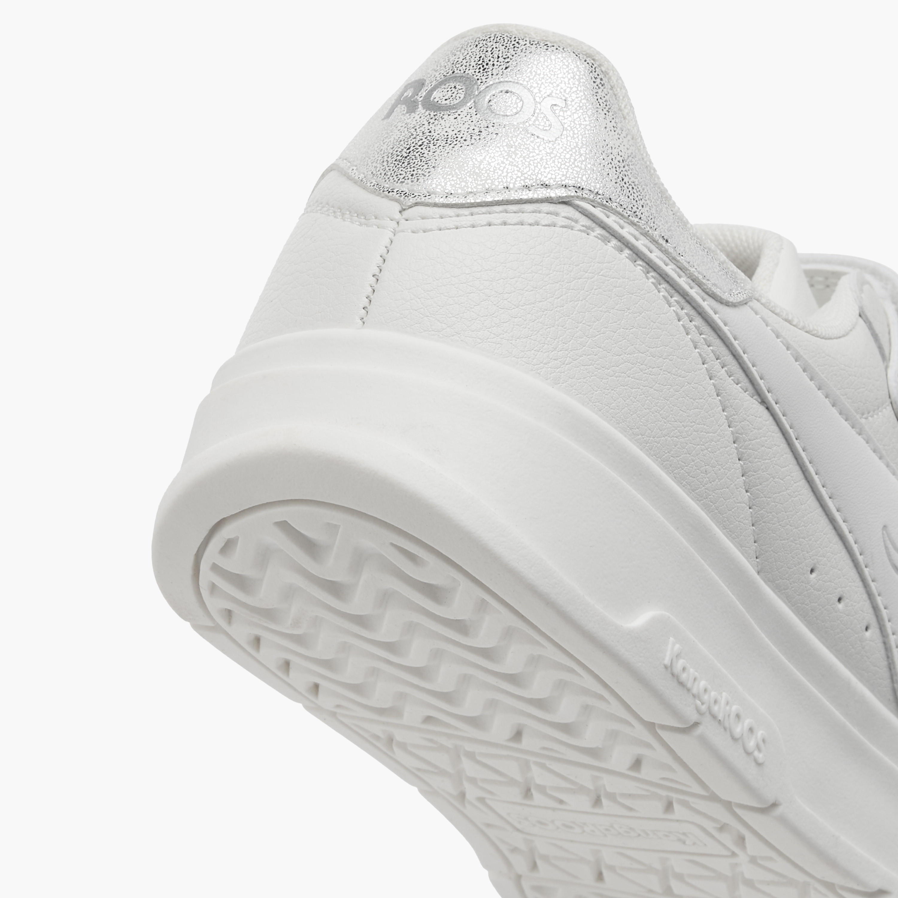 KangaROOS Kids Panelled Sneakers with Hook and Loop Closure-girls-shoes-sneakers-image-5