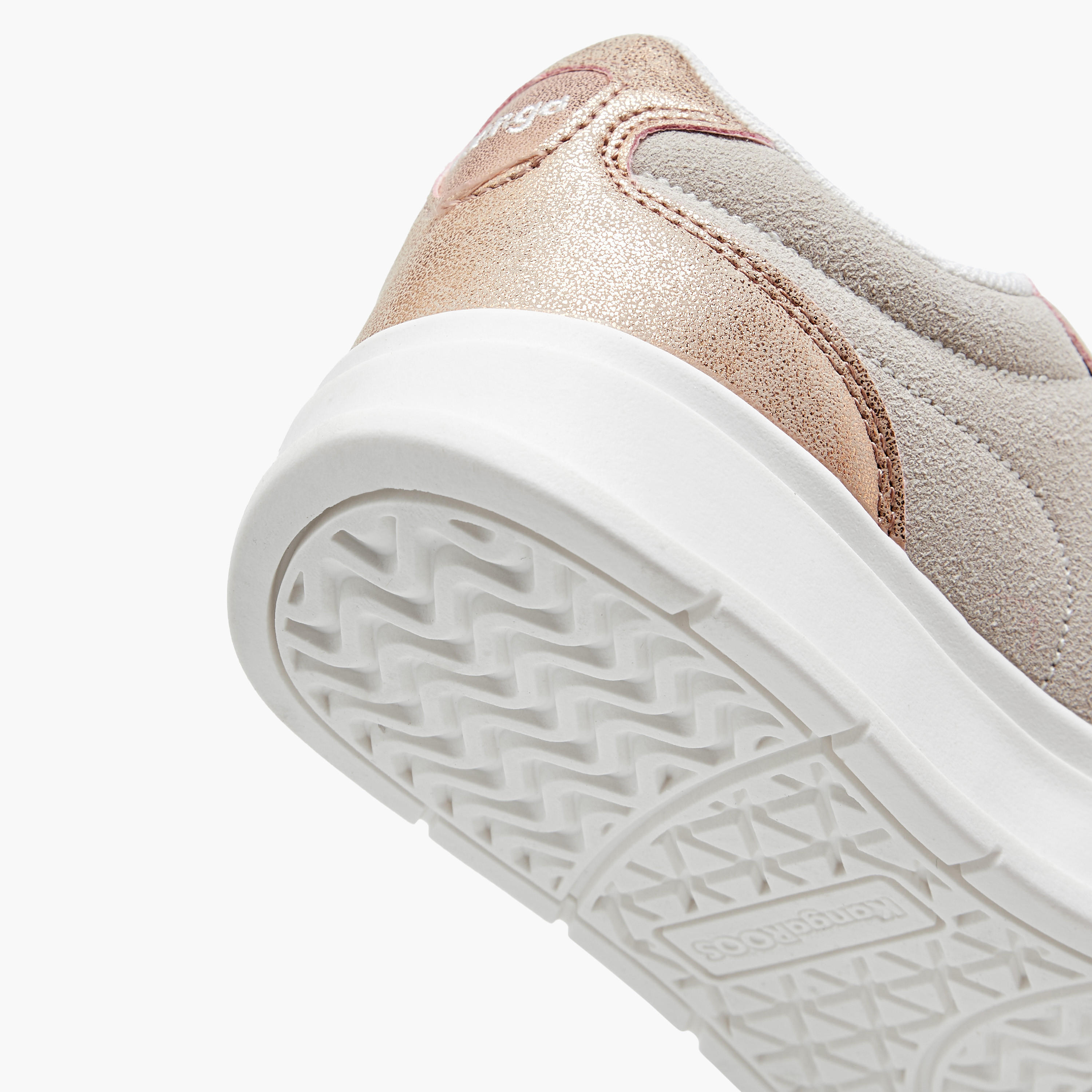 KangaROOS Girls' Panelled Sneakers with Lace-Up Closure-girls-shoes-sneakers-image-5