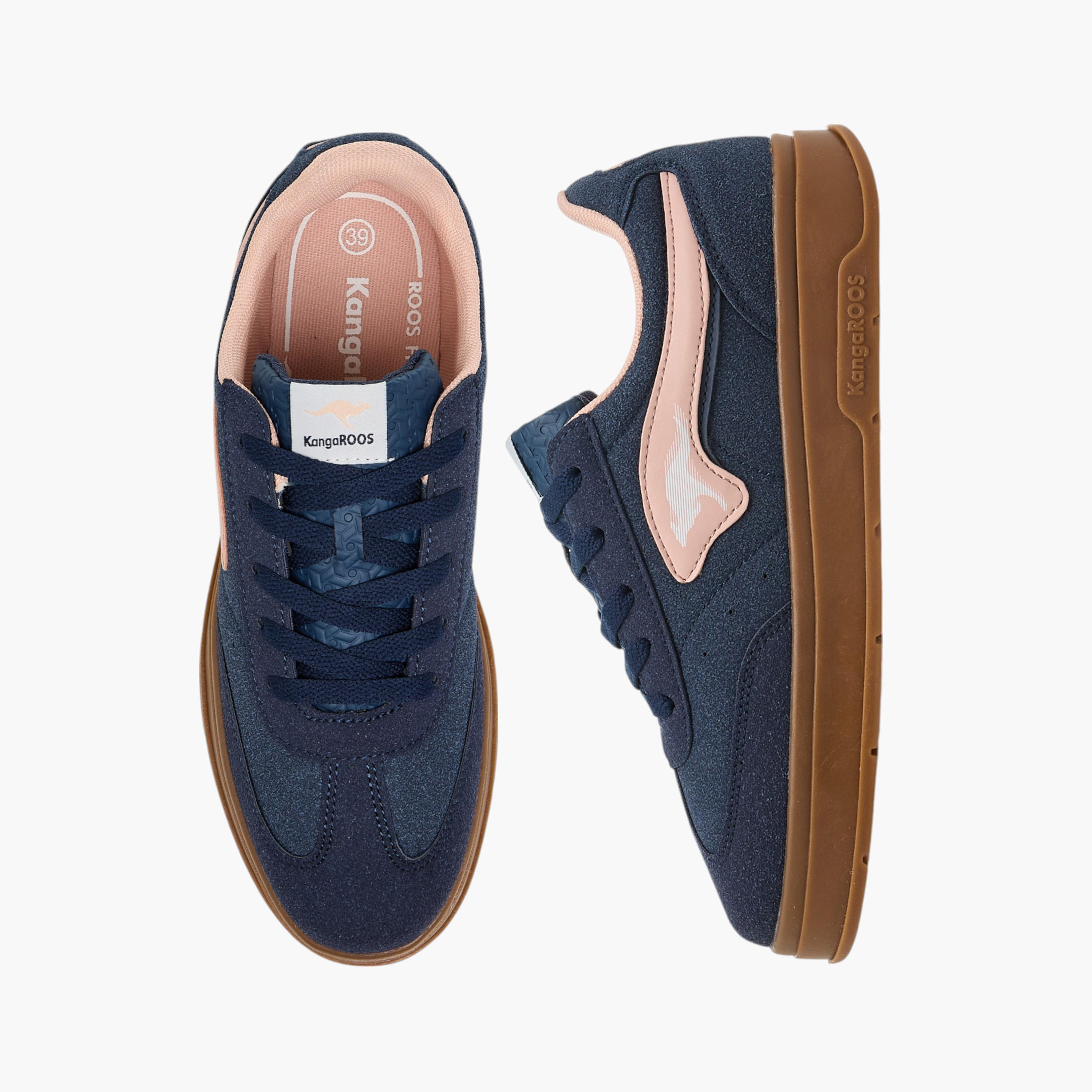 KangaROOS Women's Colourblock Lace-Up Sneakers-women-shoes-sneakers-image-1
