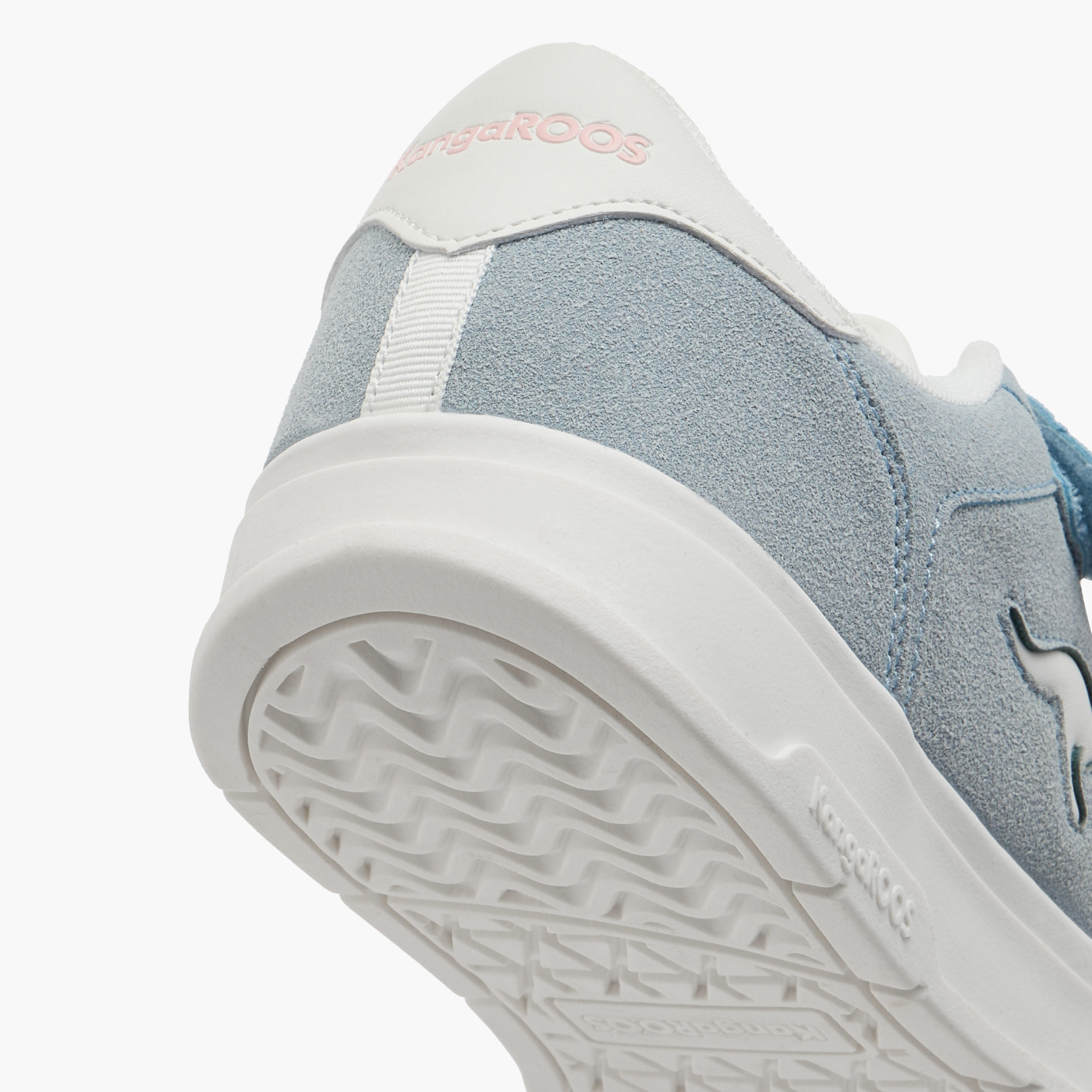 KangaROOS Girls' Panelled Sneakers with Hook and Loop Closure-girls-shoes-sneakers-image-5