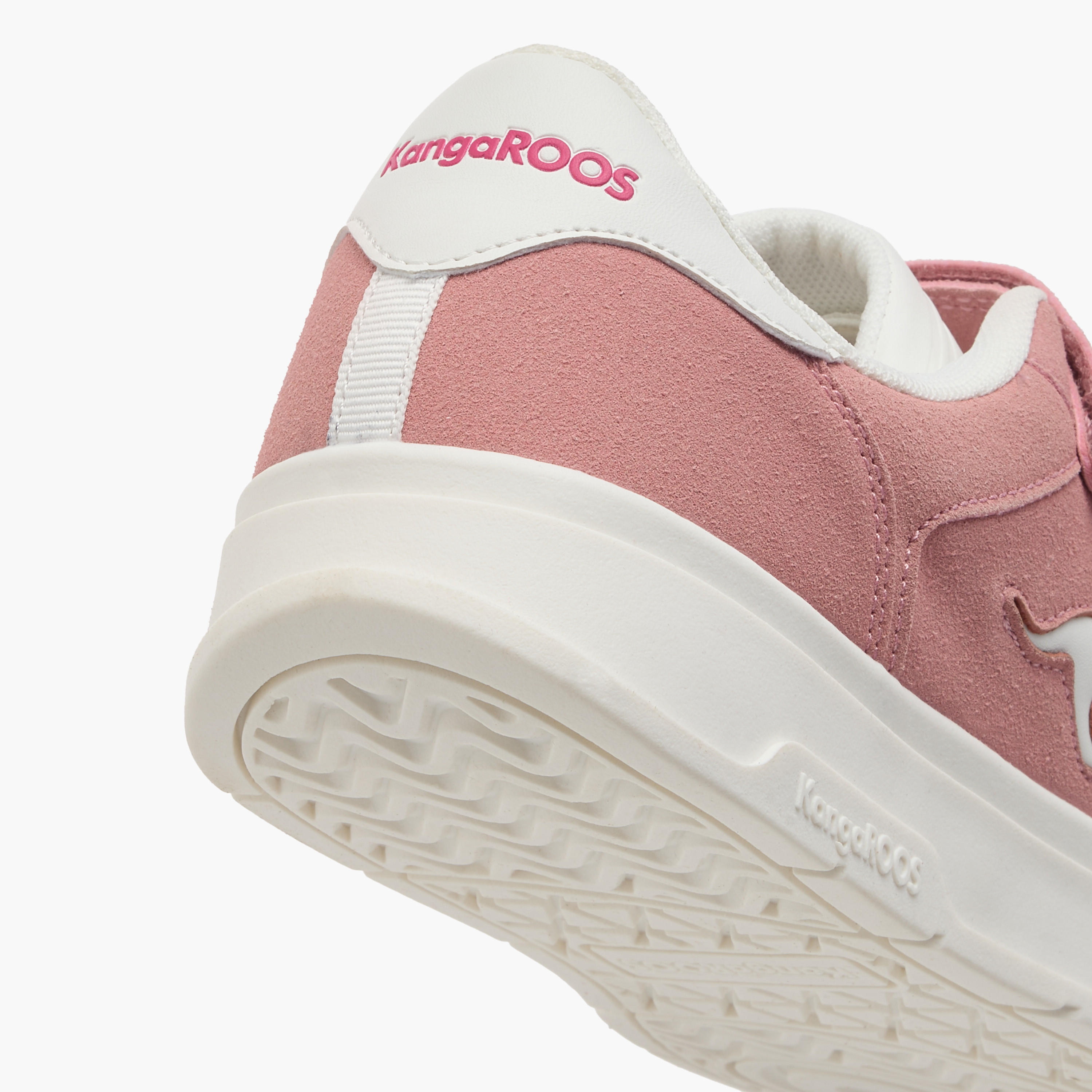 KangaROOS Girls' Panelled Sneakers with Hook and Loop Closure-girls-shoes-sneakers-image-5
