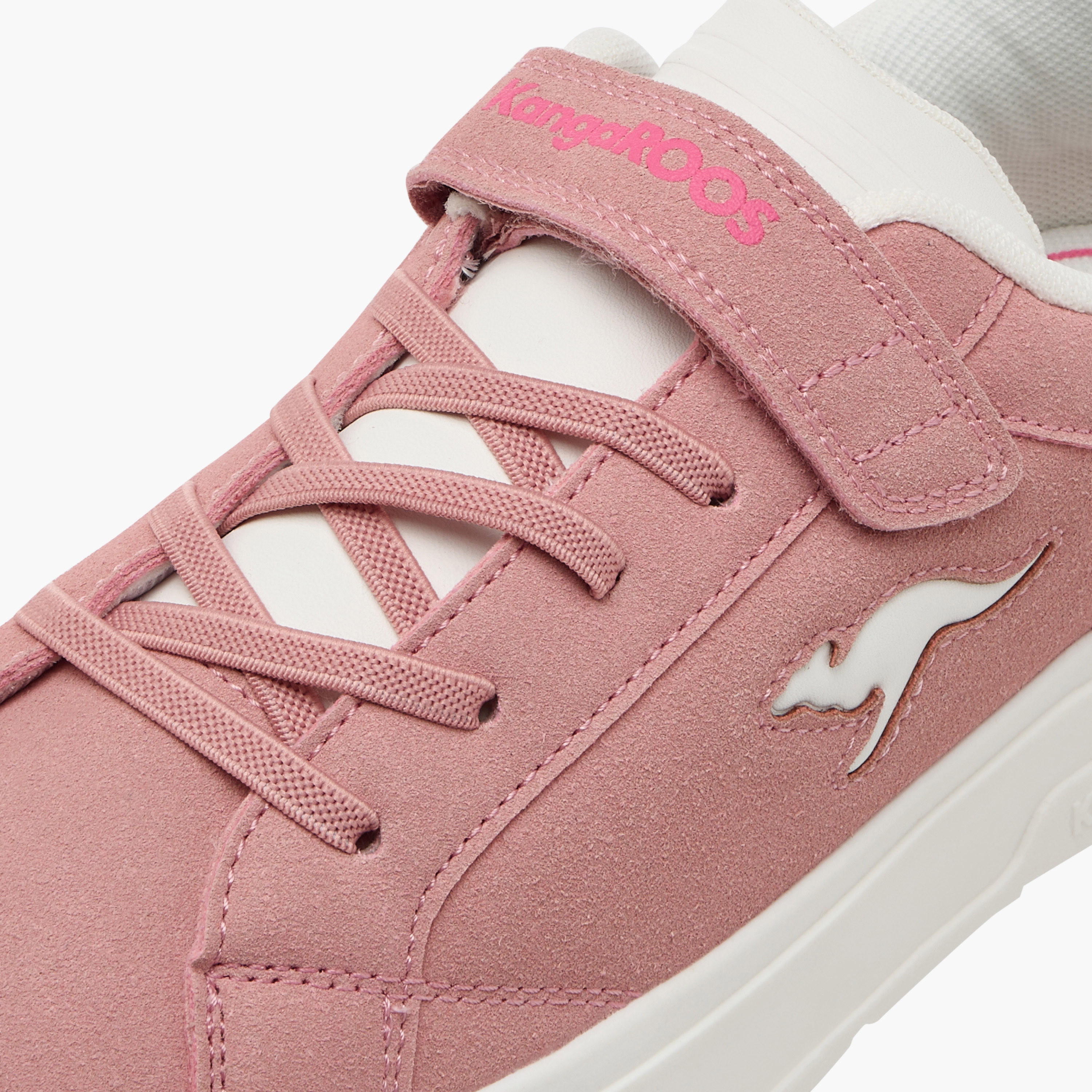 KangaROOS Women's Logo Detail Sneakers with Hook and Loop Closure-women-shoes-sneakers-image-4